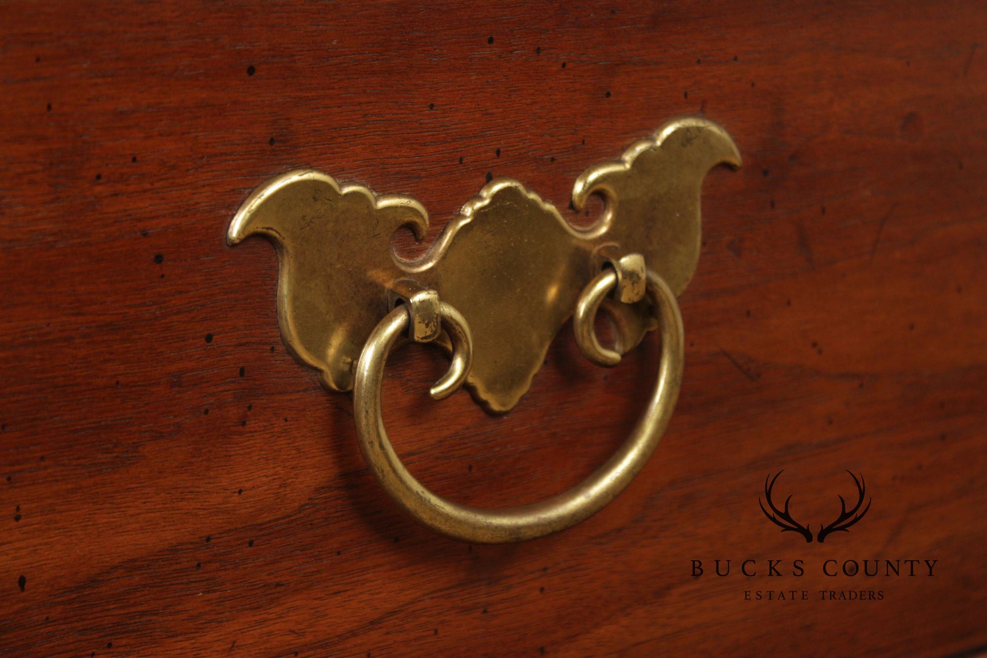 Henredon Chinoiserie Style Mahogany Nightstands