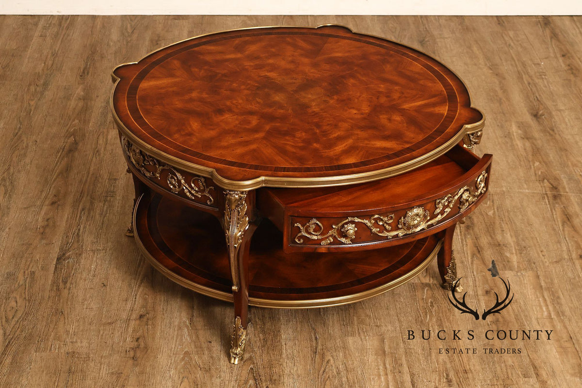 Theodore Alexander 'Capital' Mahogany Coffee Table