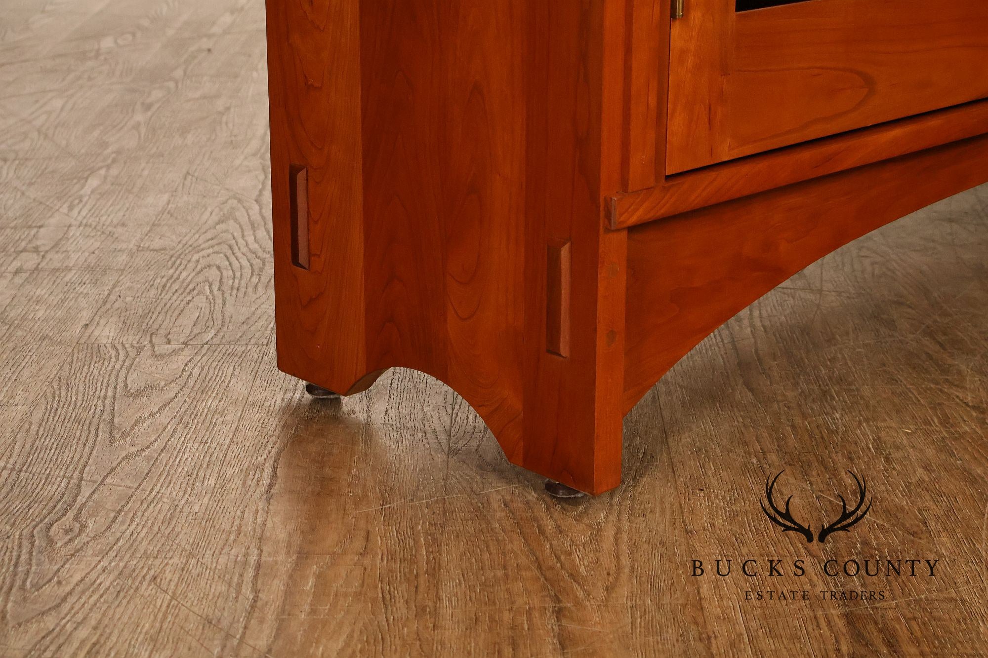 Stickley Mission Collection Pair of Harvey Ellis Cherry Bookcases