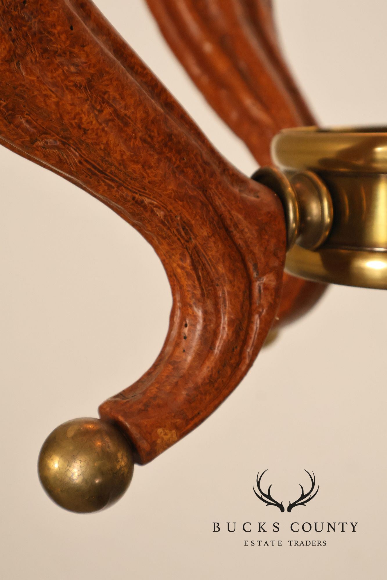 Chapman Horn Four Light Chandelier