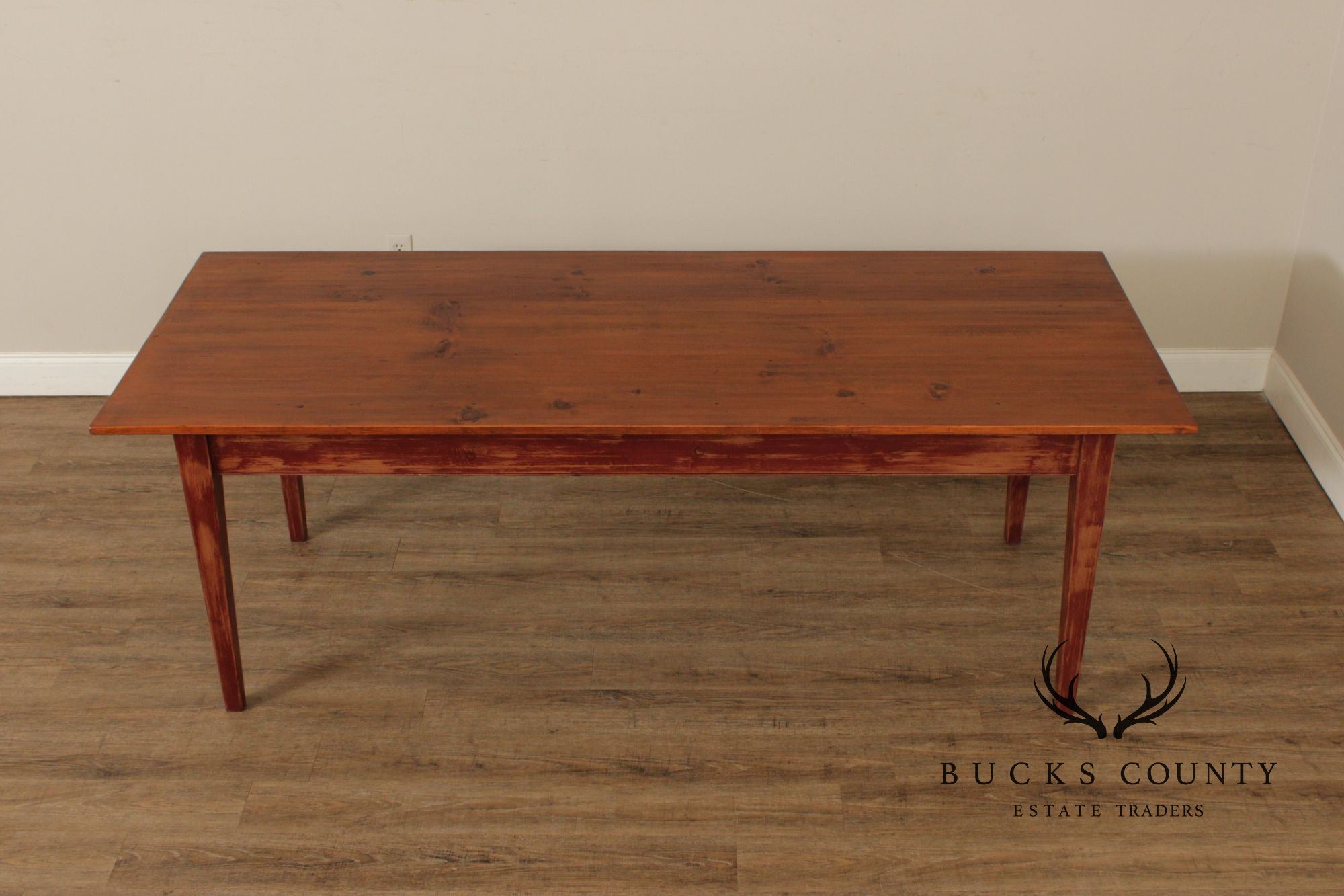 Farmhouse Painted Pine Dining Table