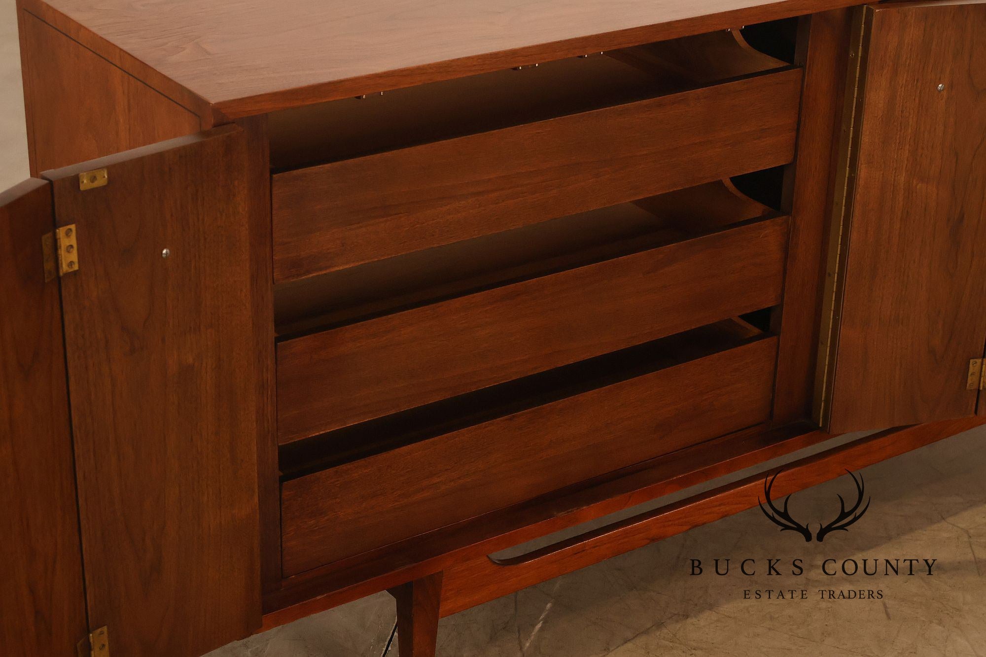 American of Martinsville Mid-Century Modern Walnut Dresser