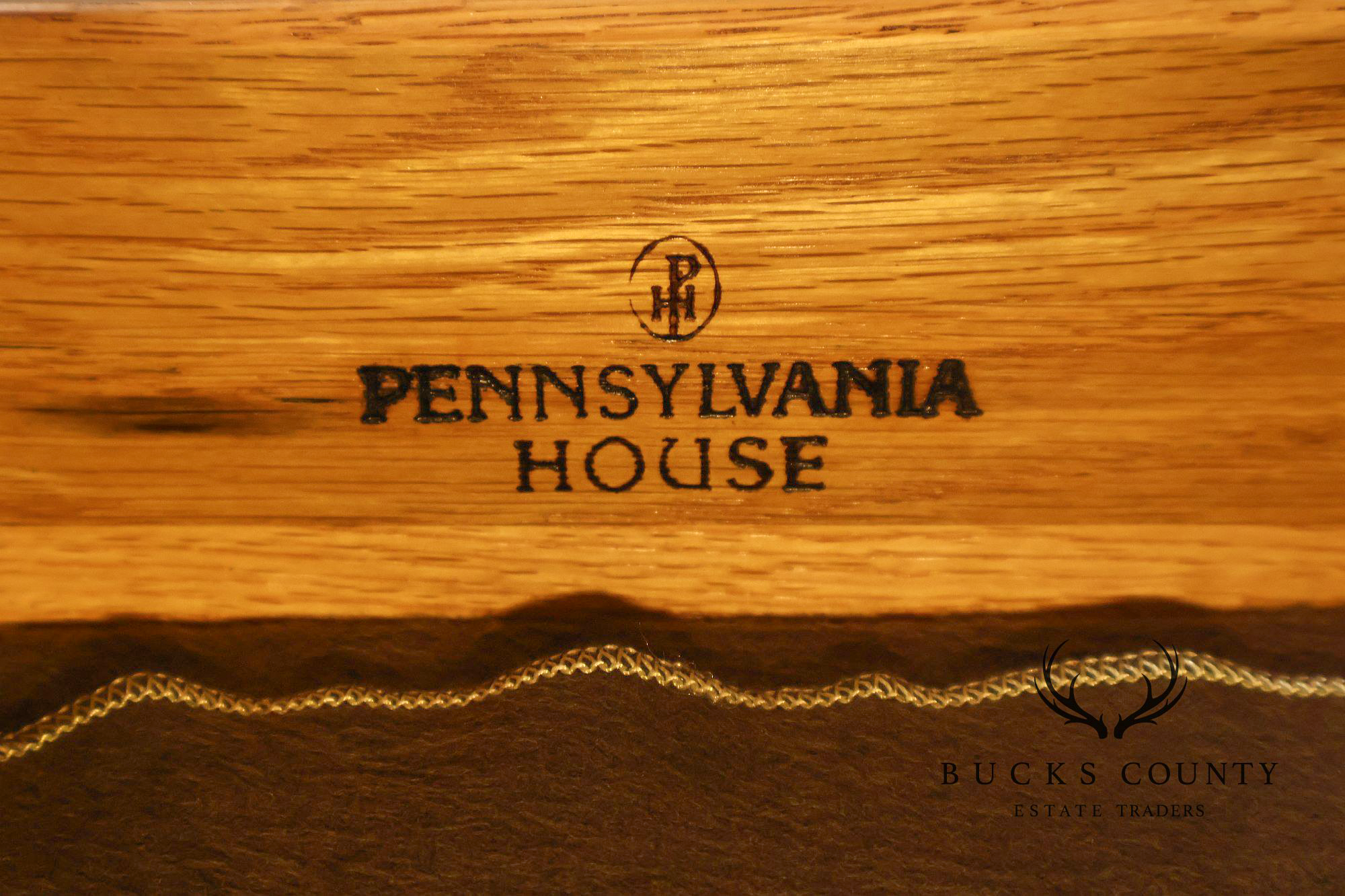 Pennsylvania House Chippendale Style Mahogany Breakfront China Cabinet