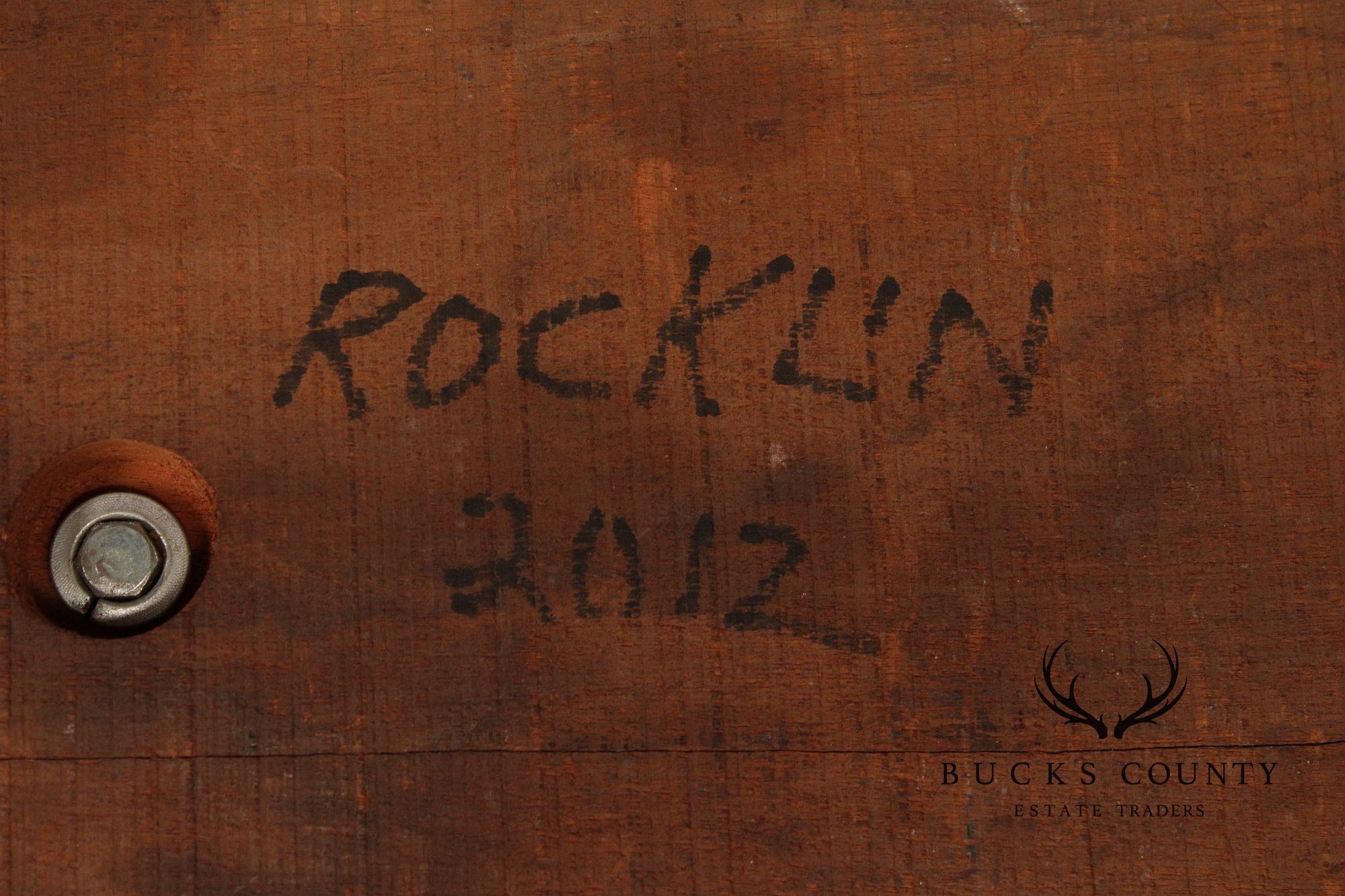 Raymond Rocklin Carved and Painted Wood Abstract Sculpture