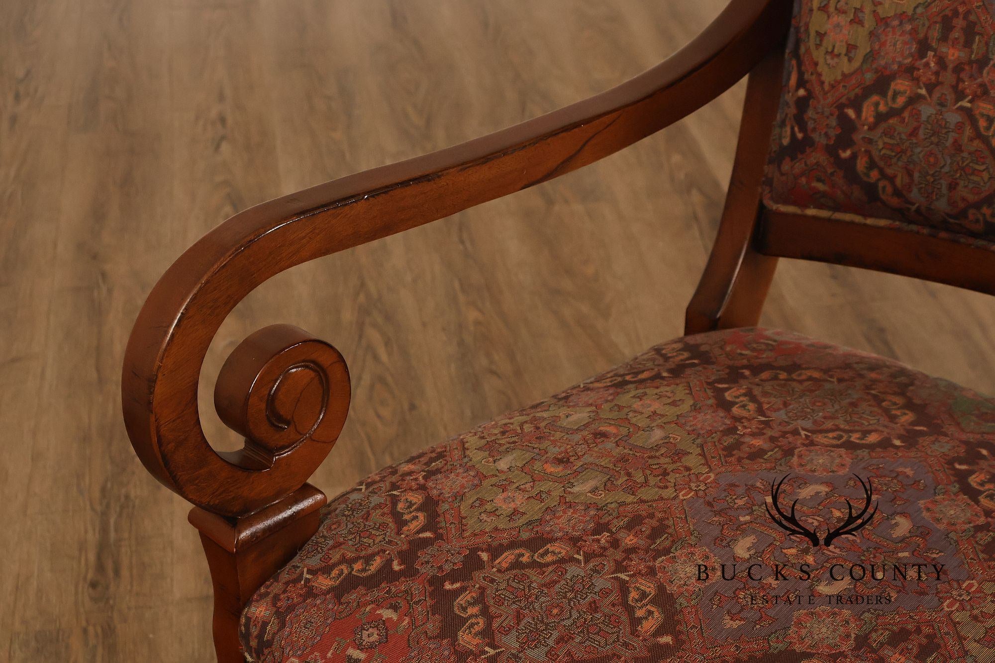 Hickory Chair Pair of Charles X Style Armchairs