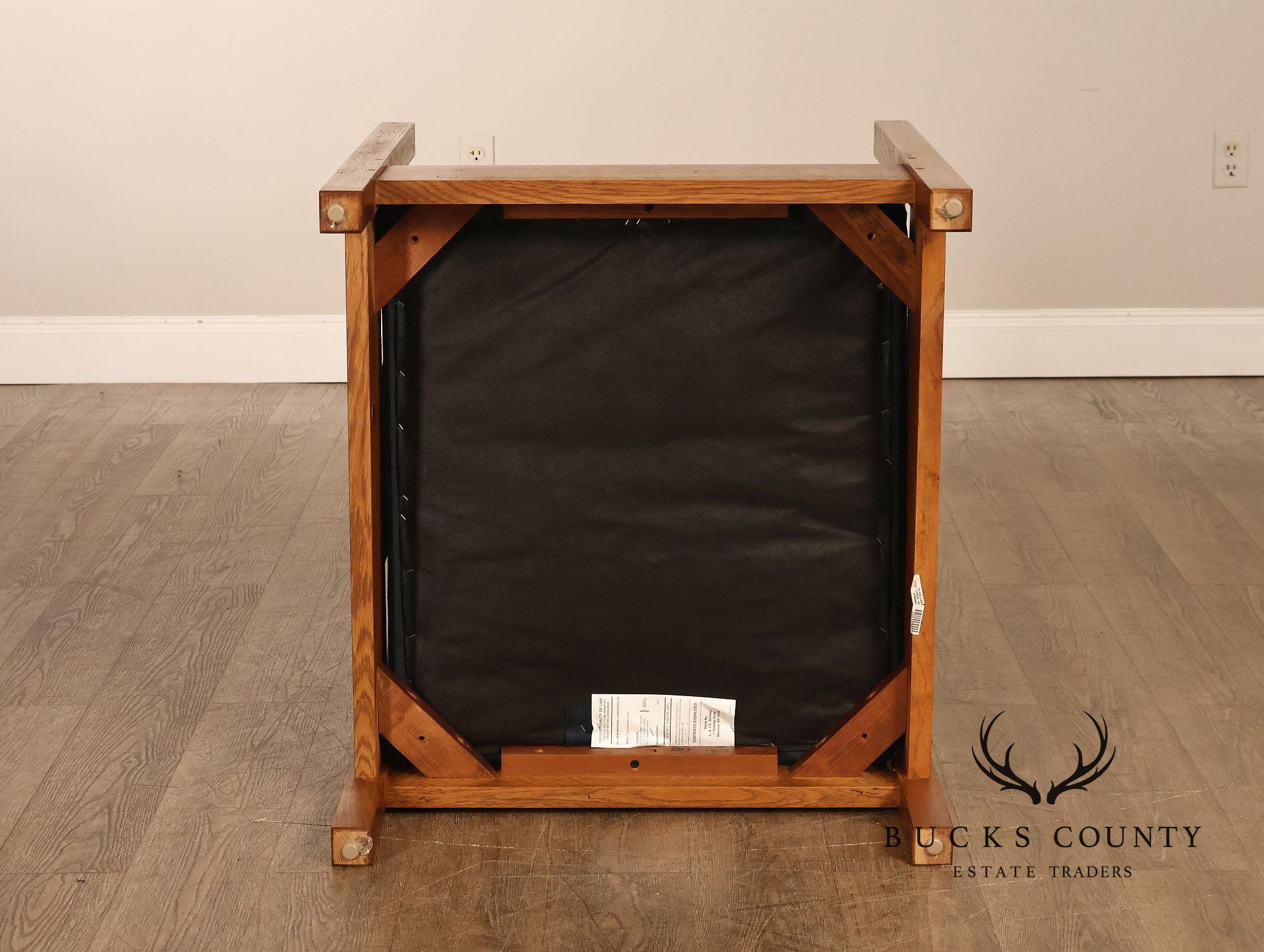 Stickley Mission Harvey Ellis Pair Of Inlaid Cube Chairs