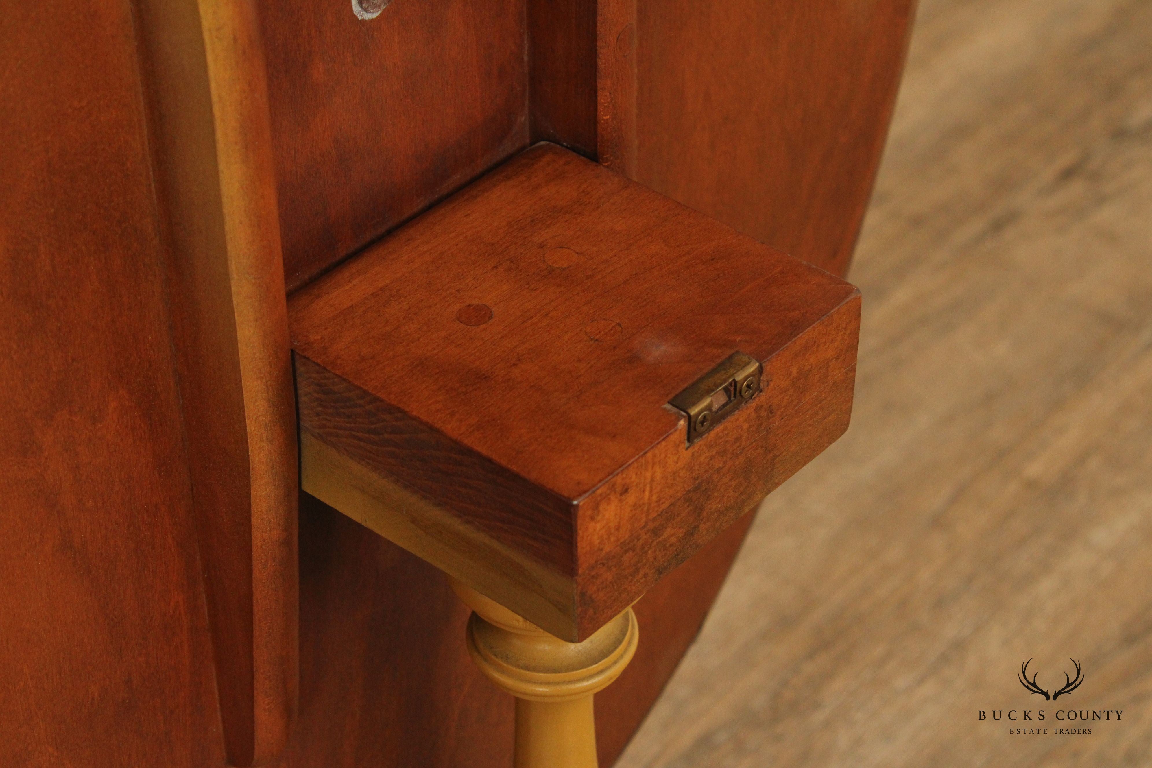 L. Hitchcock Federal Style Eagle Stenciled Tilt-Top Table