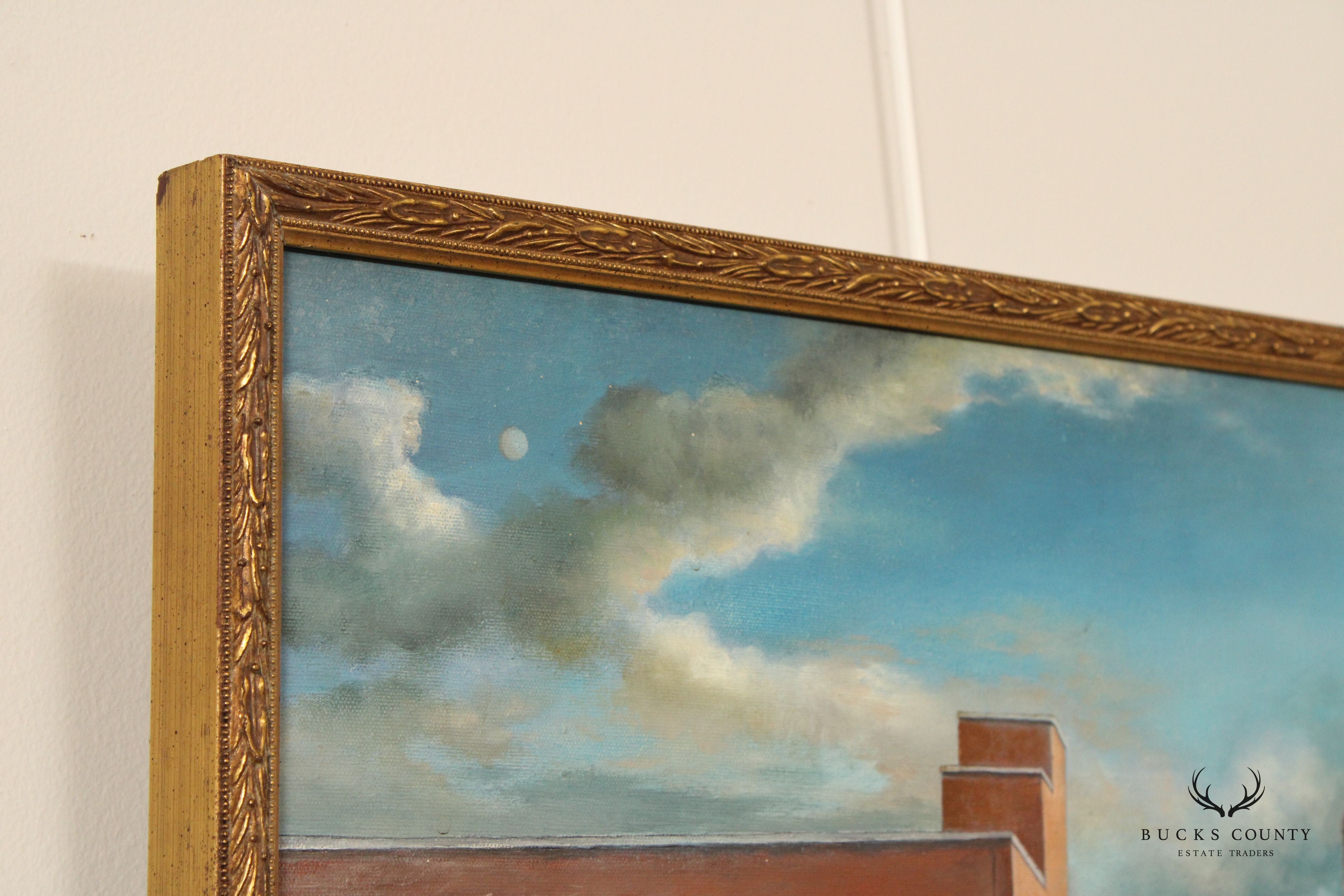 Jans Rithamer 'Depot' Original Oil Painting on Canvas