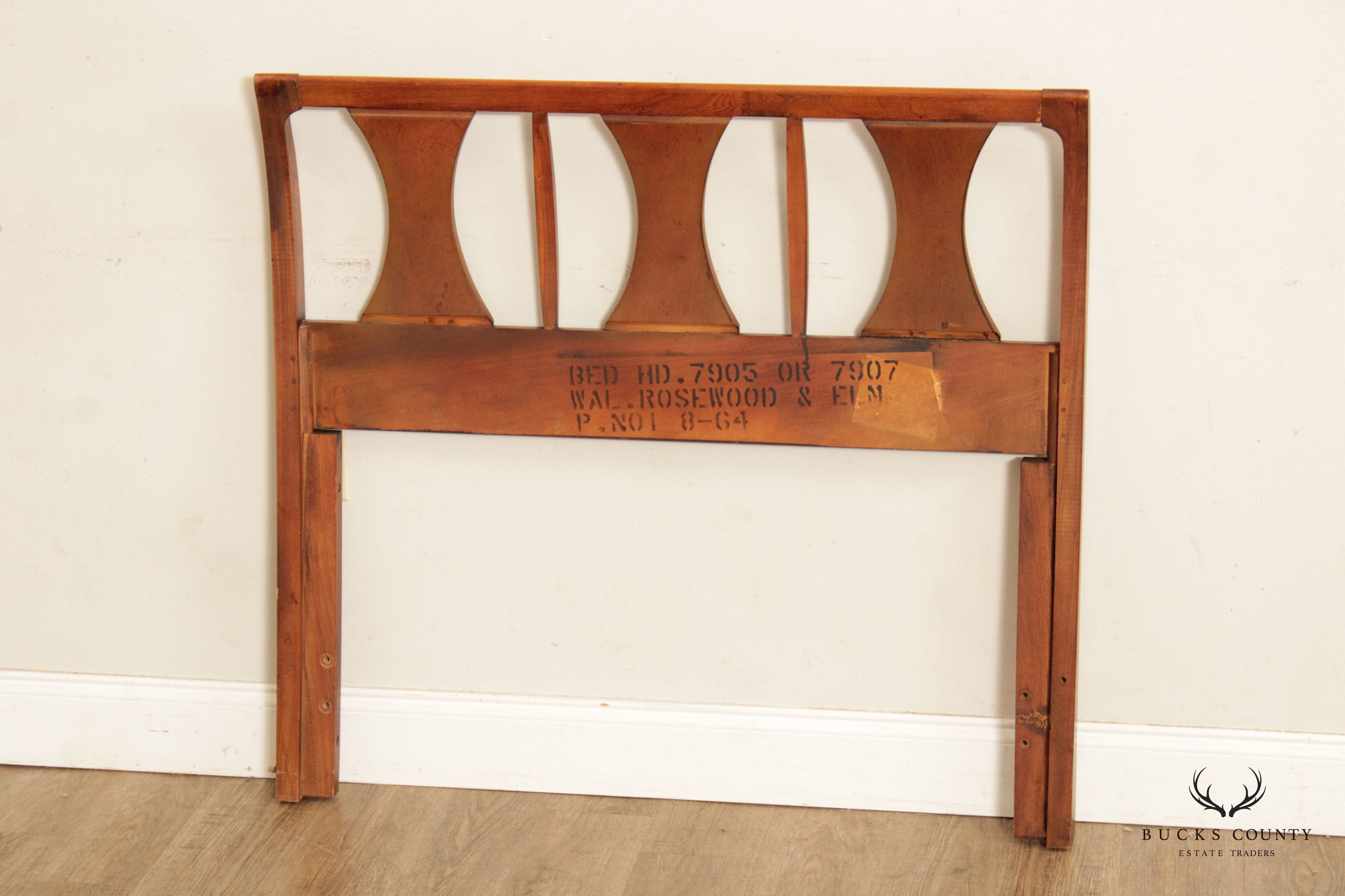 Kent Coffey Mid Century Modern 'Perspecta' Twin Headboard