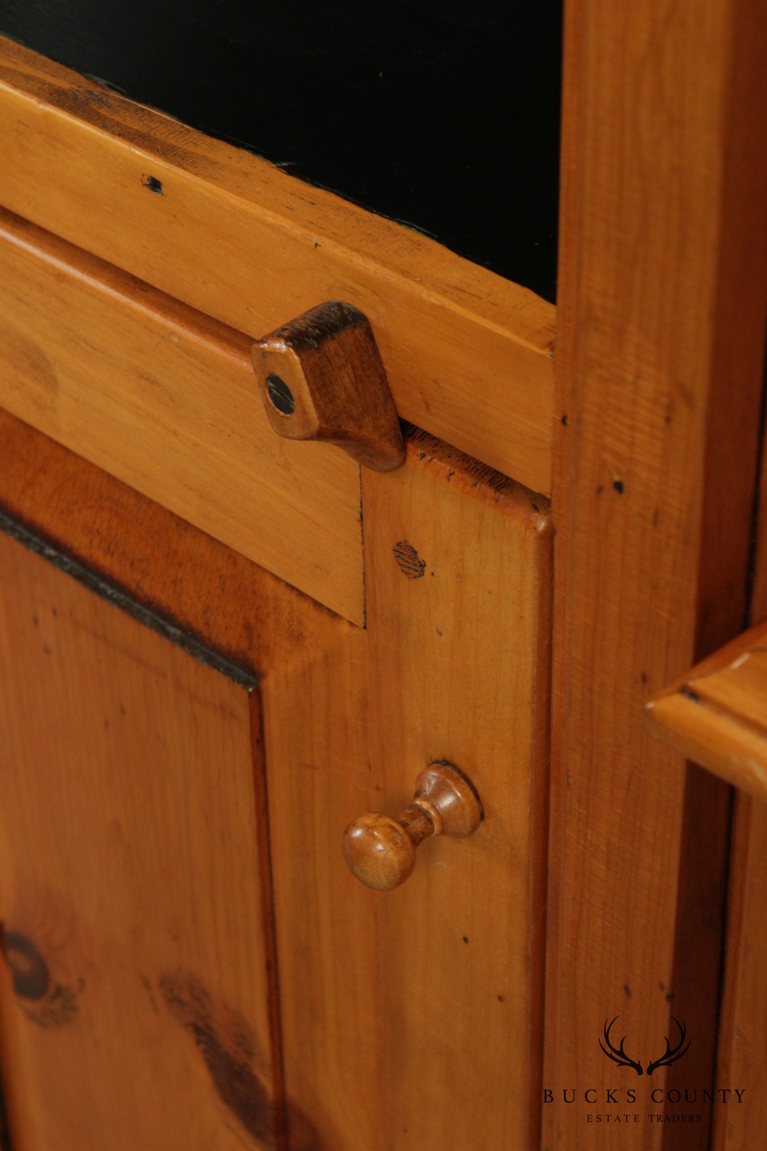 Stephen Von Hohen Bucks Country Collection Custom Pine Corner Cabinet