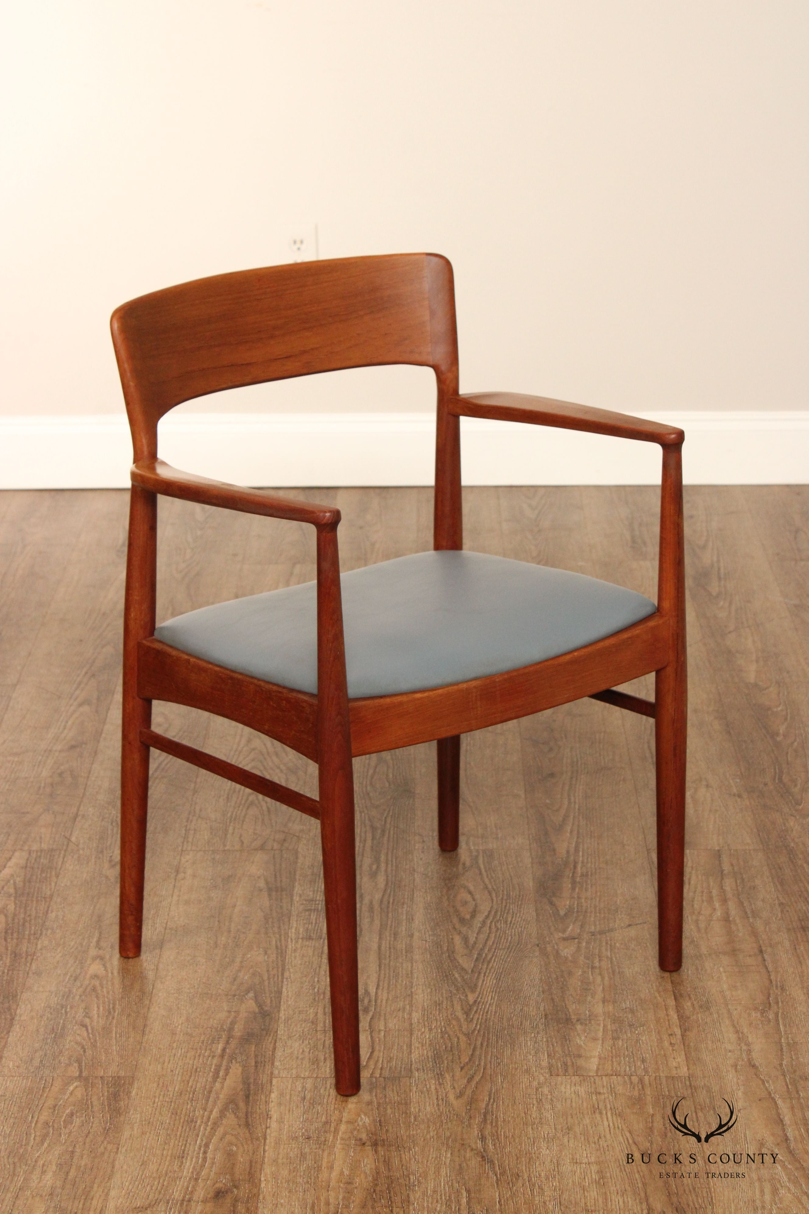 K.S. Møbler Danish Modern Set of Four Teak Dining Chairs