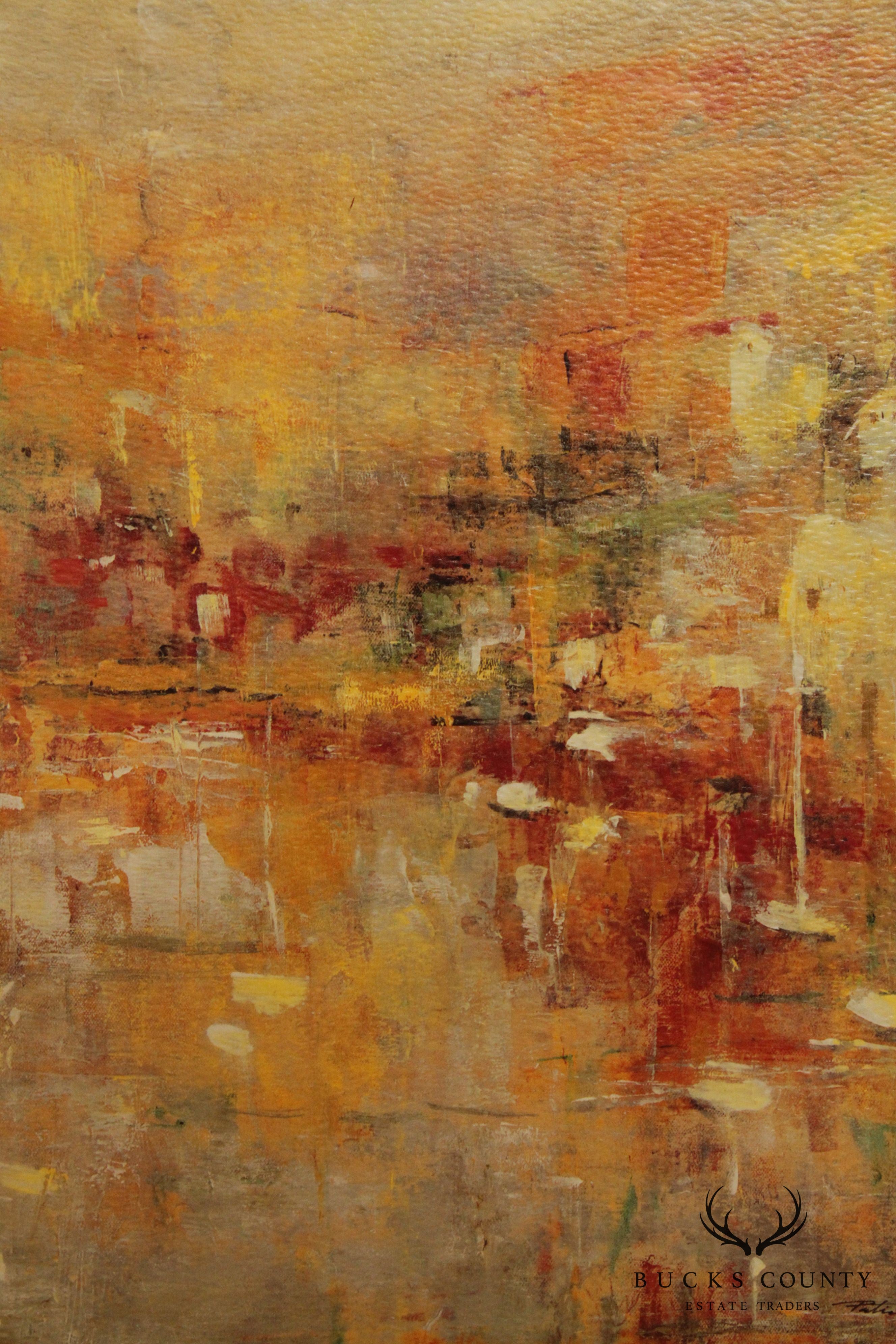 Abstract Giclee Print on Canvas