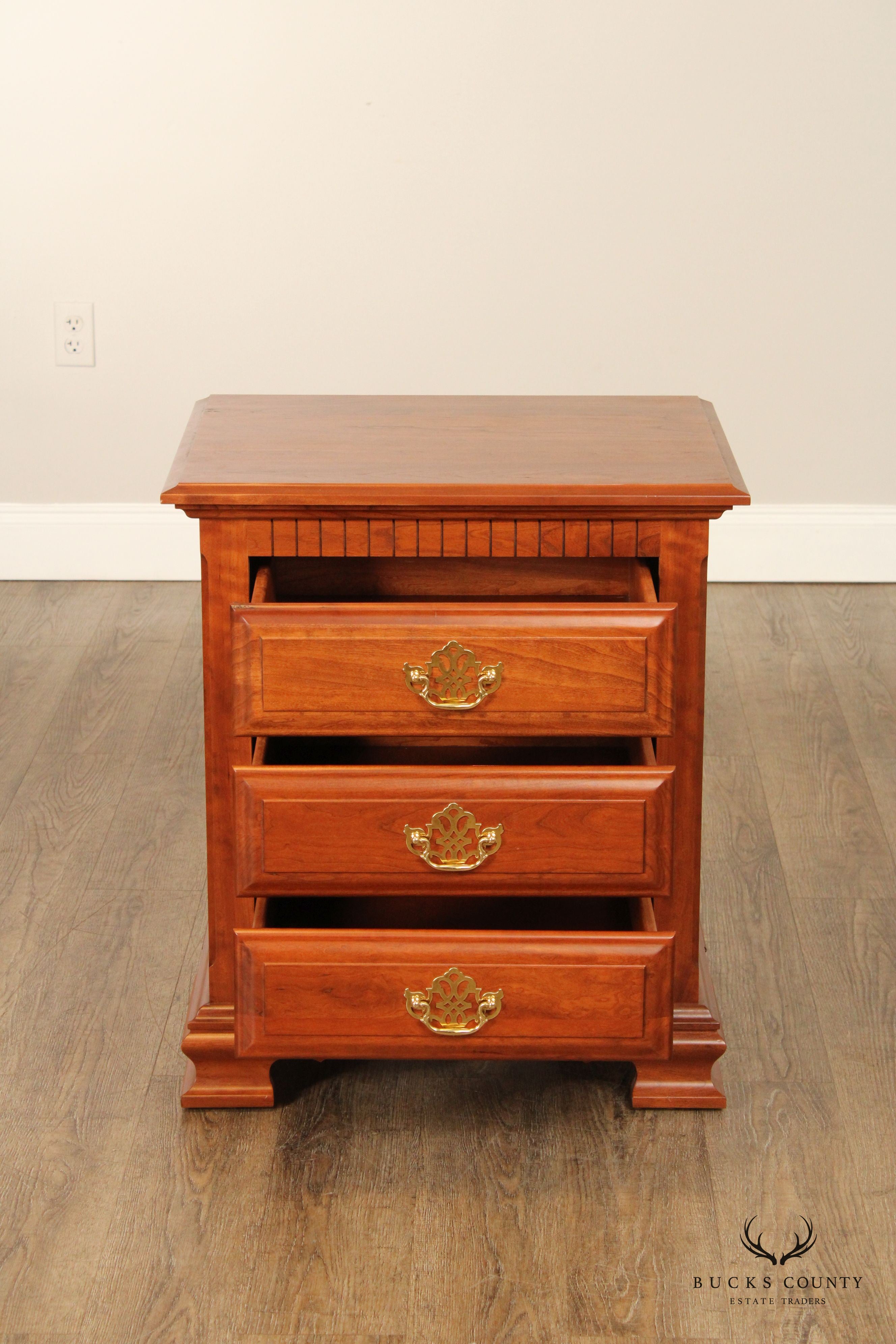 Millcraft 'Victoria's Tradition' Solid Cherry Three-Drawer Nightstand