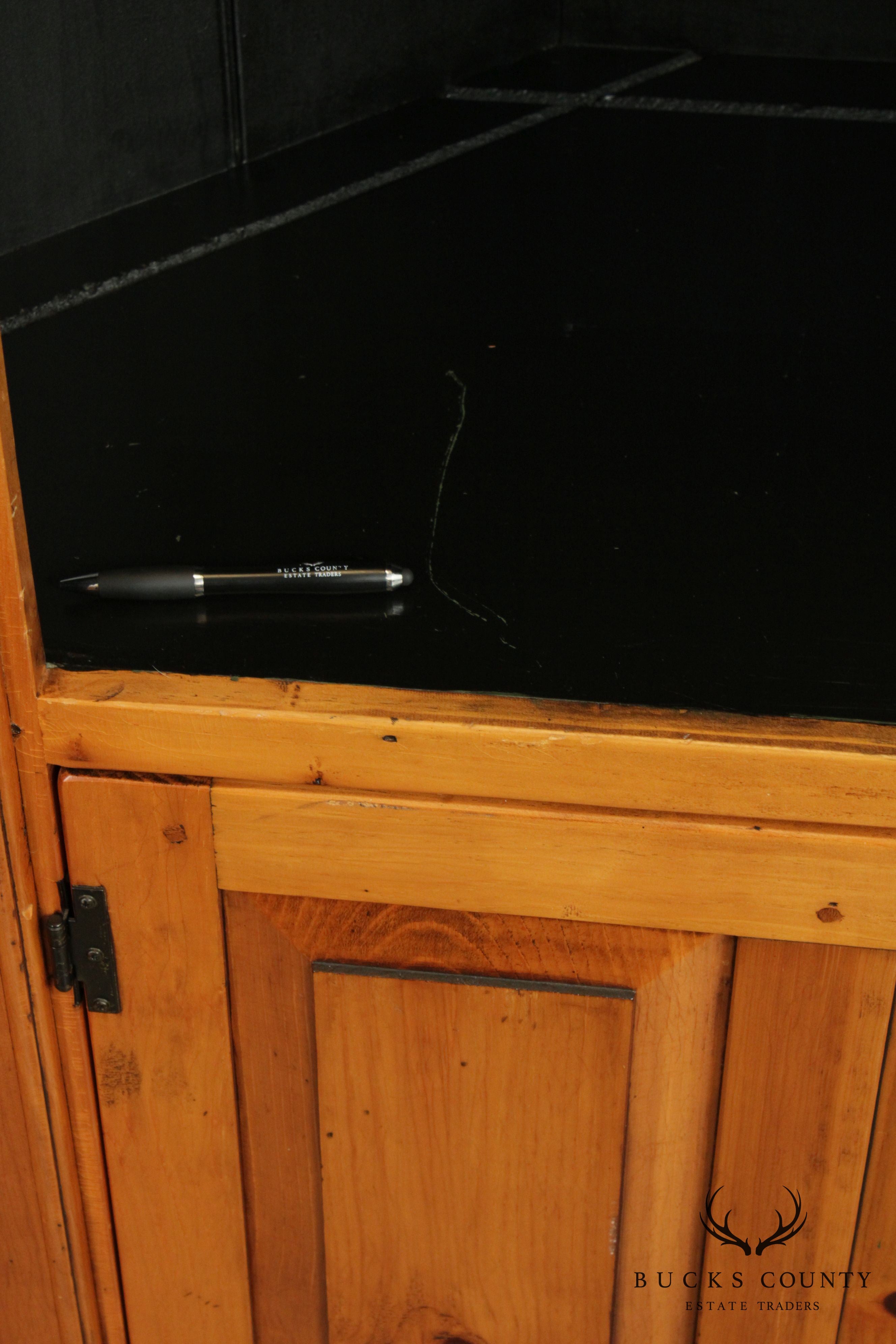 Stephen Von Hohen Bucks Country Collection Custom Pine Corner Cabinet