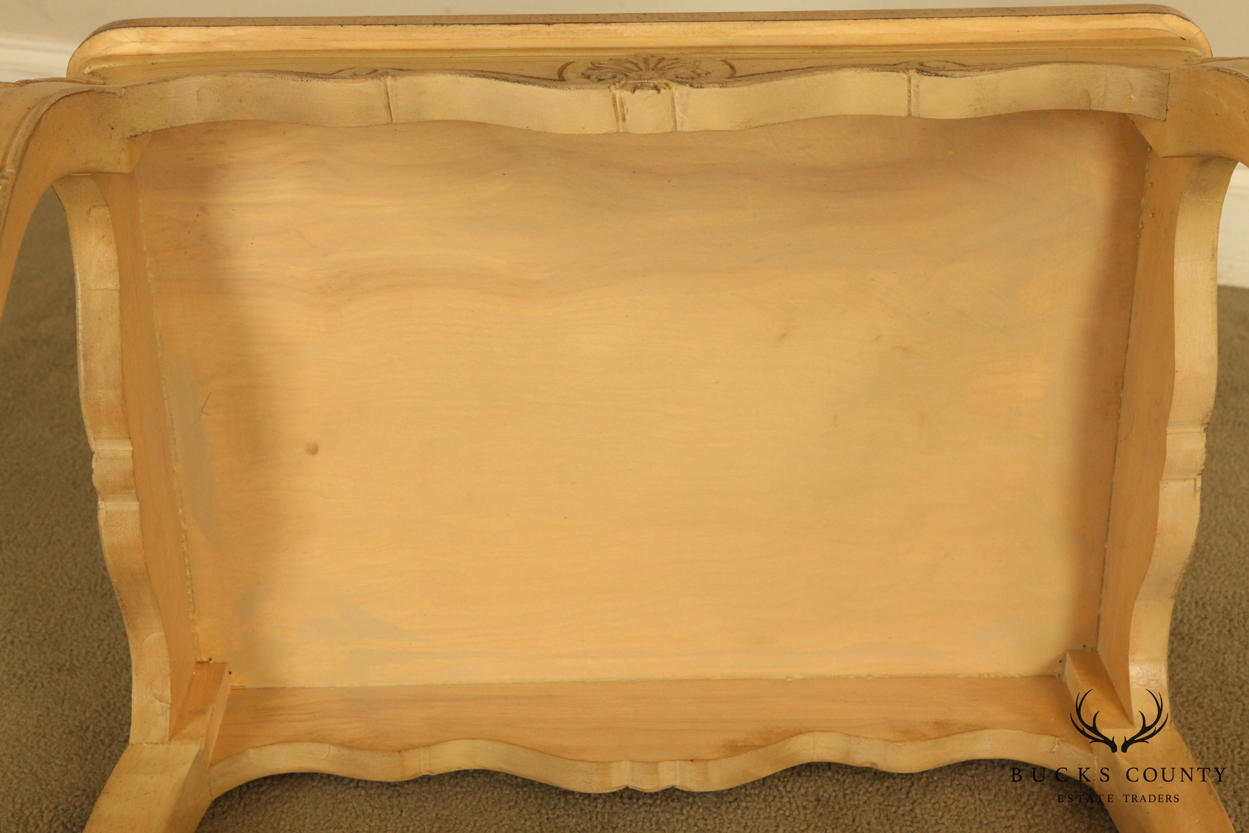 French Louis XV Style Custom Quality Vintage Side Table