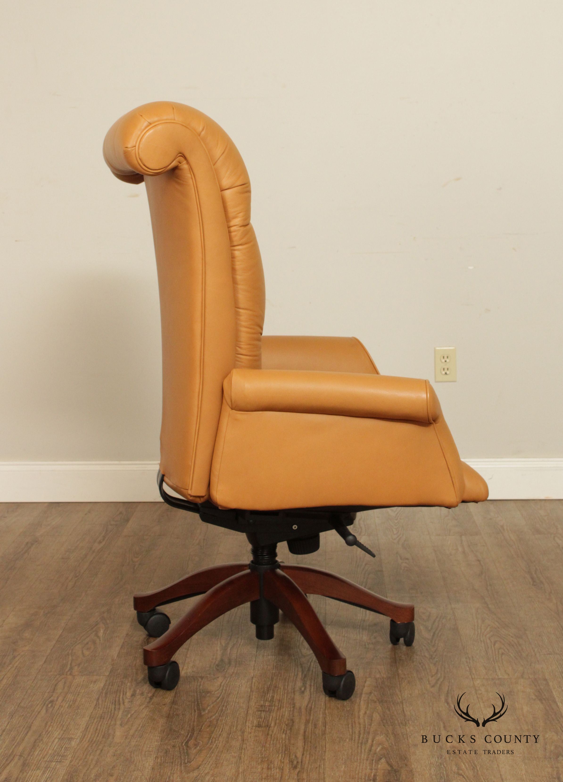 Leathercraft Tufted Leather Executive Office Armchair (E)