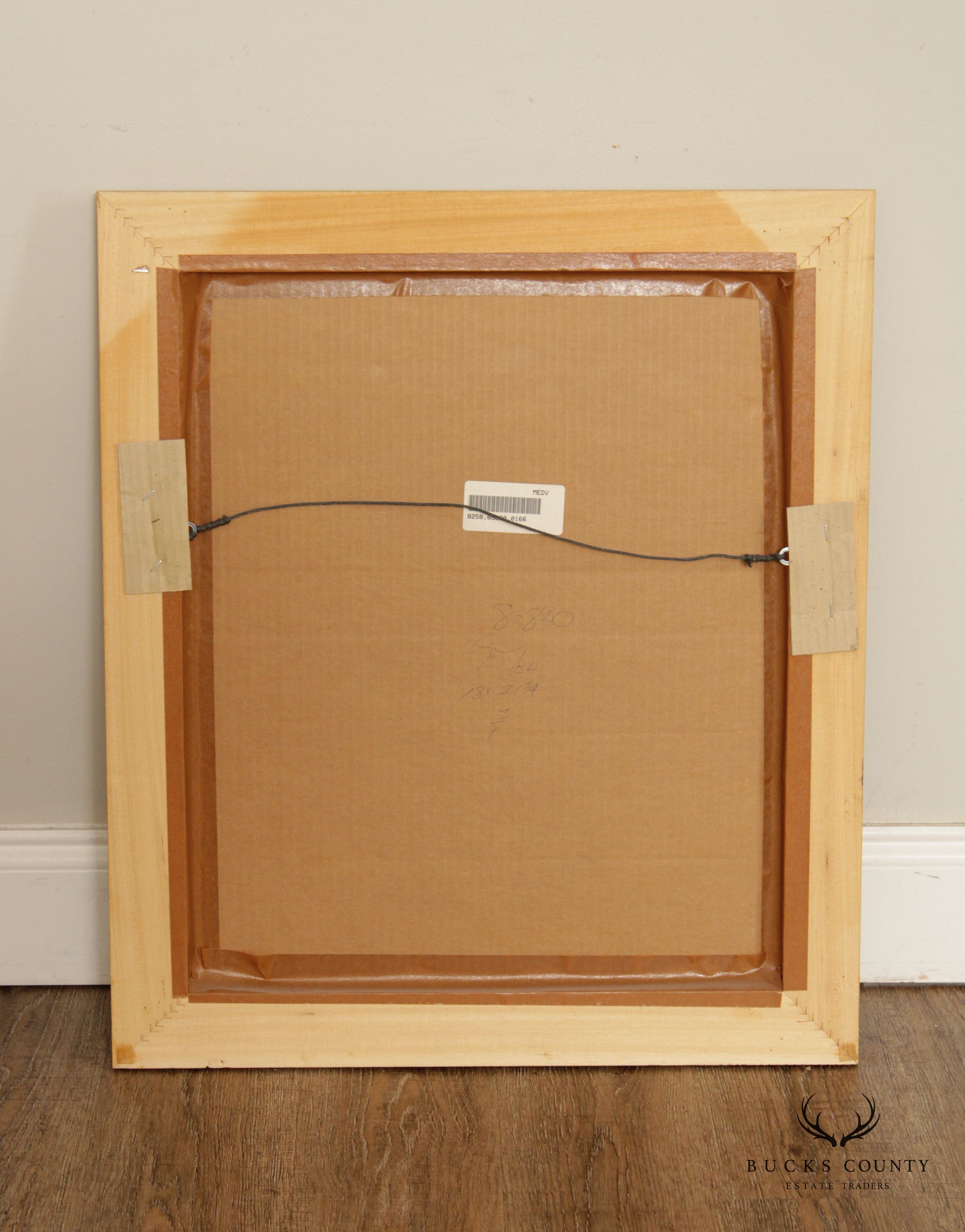 Igor Medvedev 'Byzantium' Serigraph Print, Custom Framed