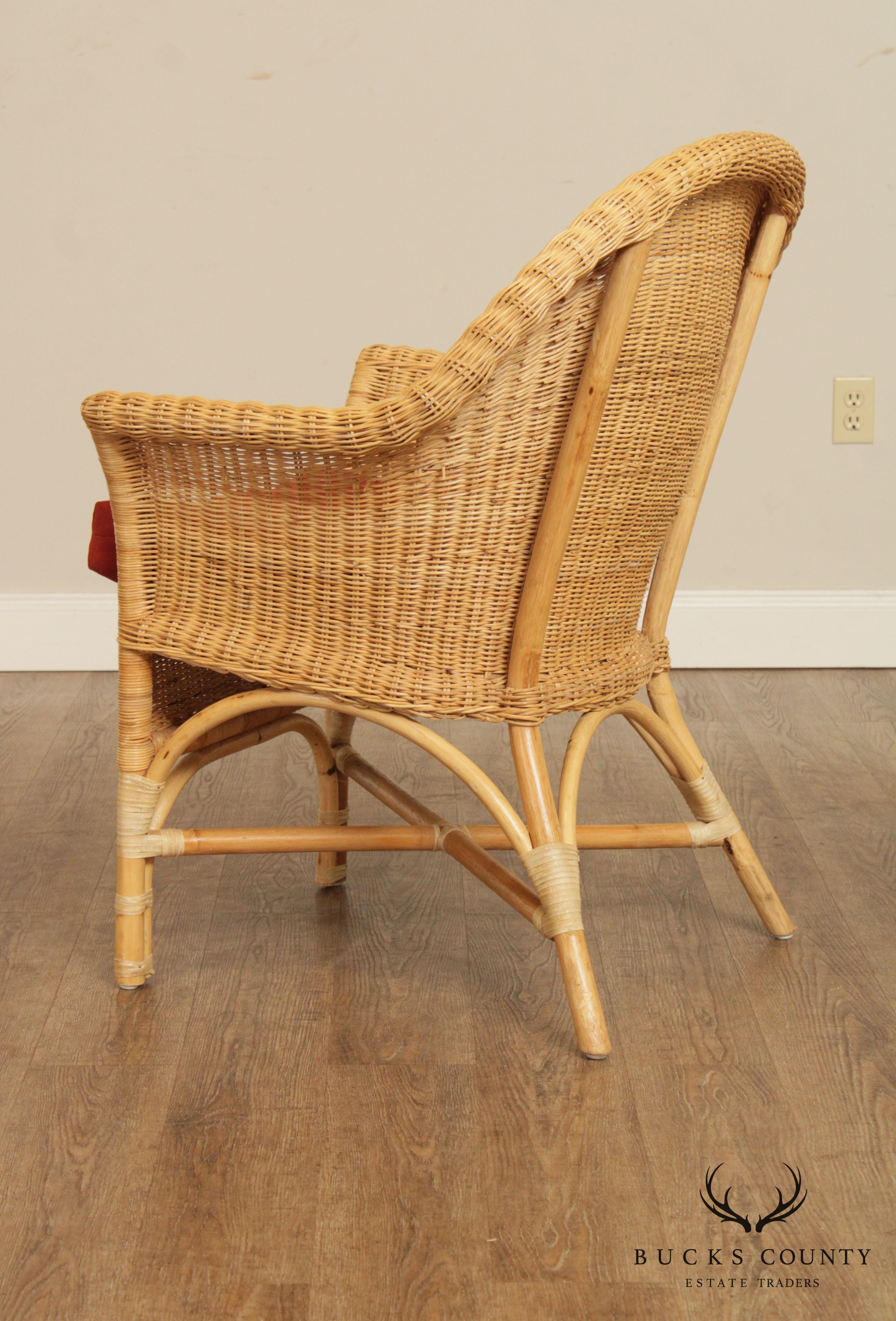 Quality Wicker Rattan Armchair