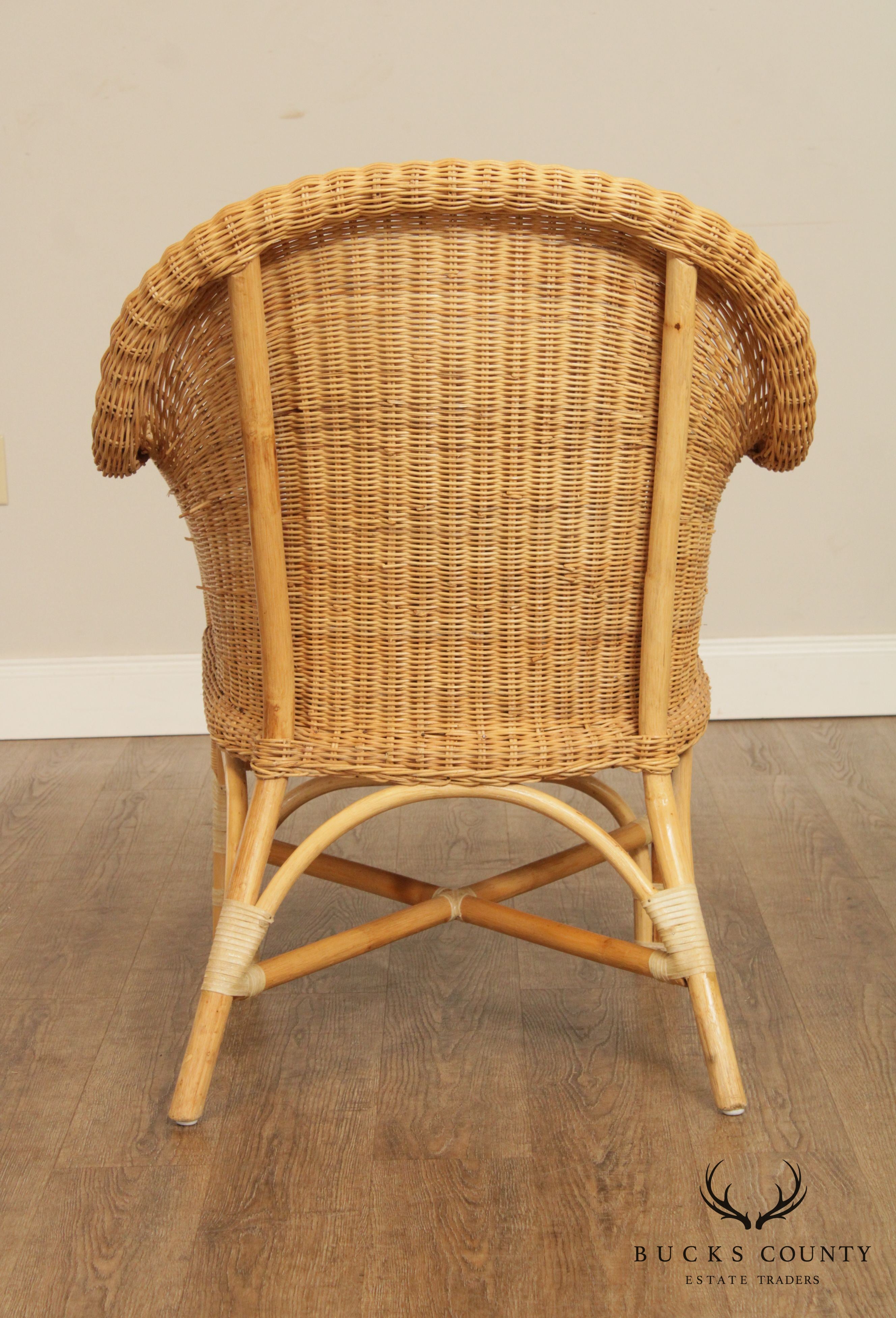Quality Wicker Rattan Armchair