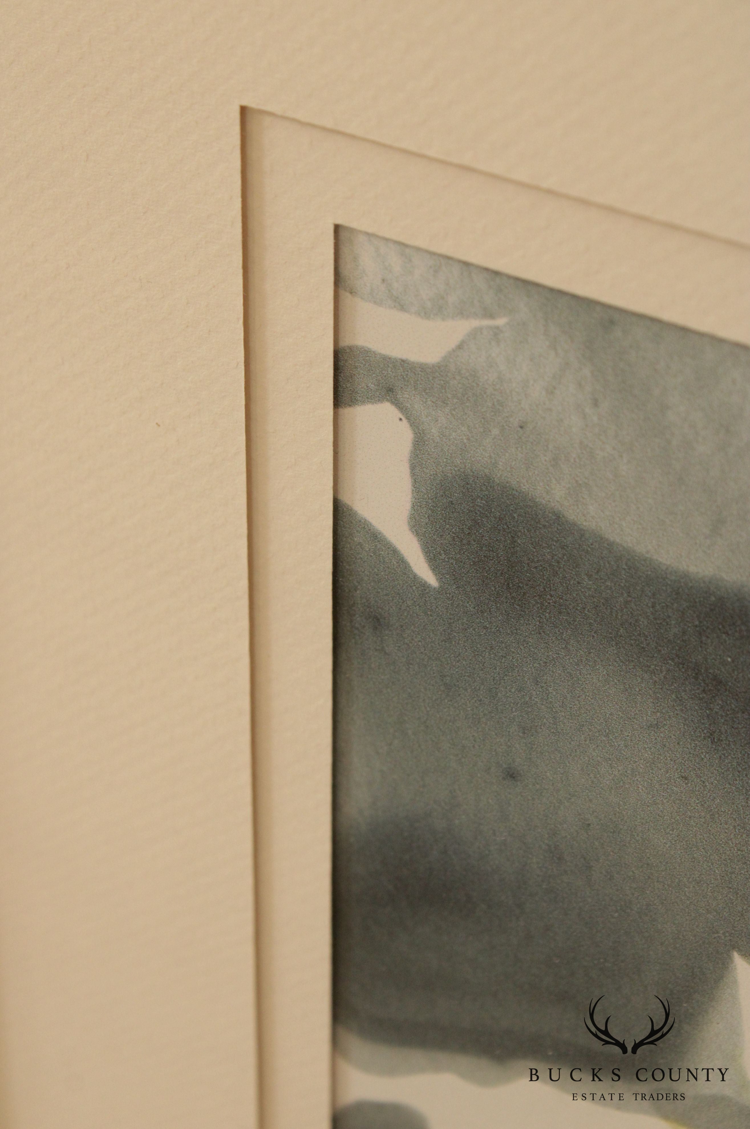 Abstract Fauna Assortment Custom Framed Giclee Print