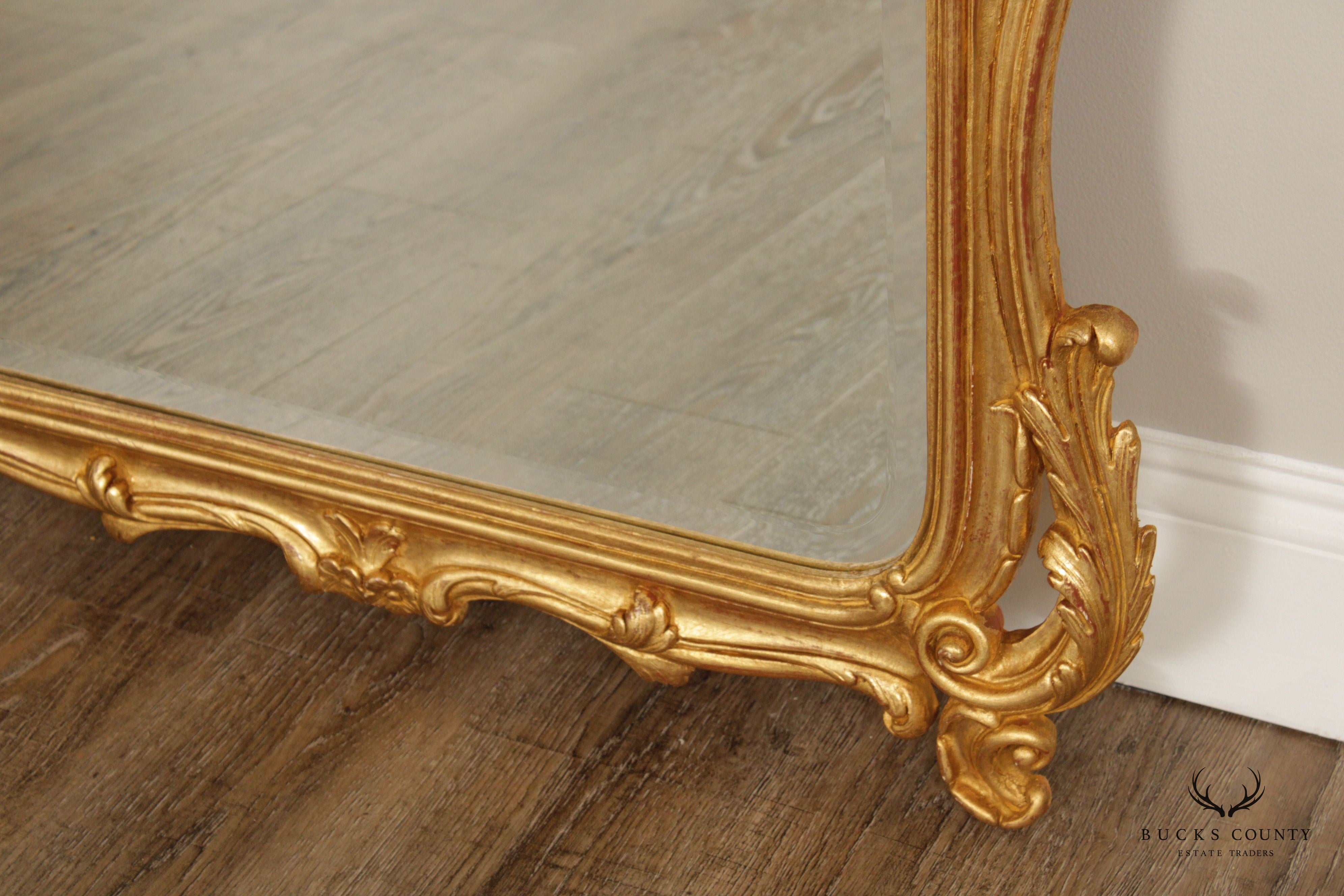 Italian Rococo Style Giltwood Wall Mirror