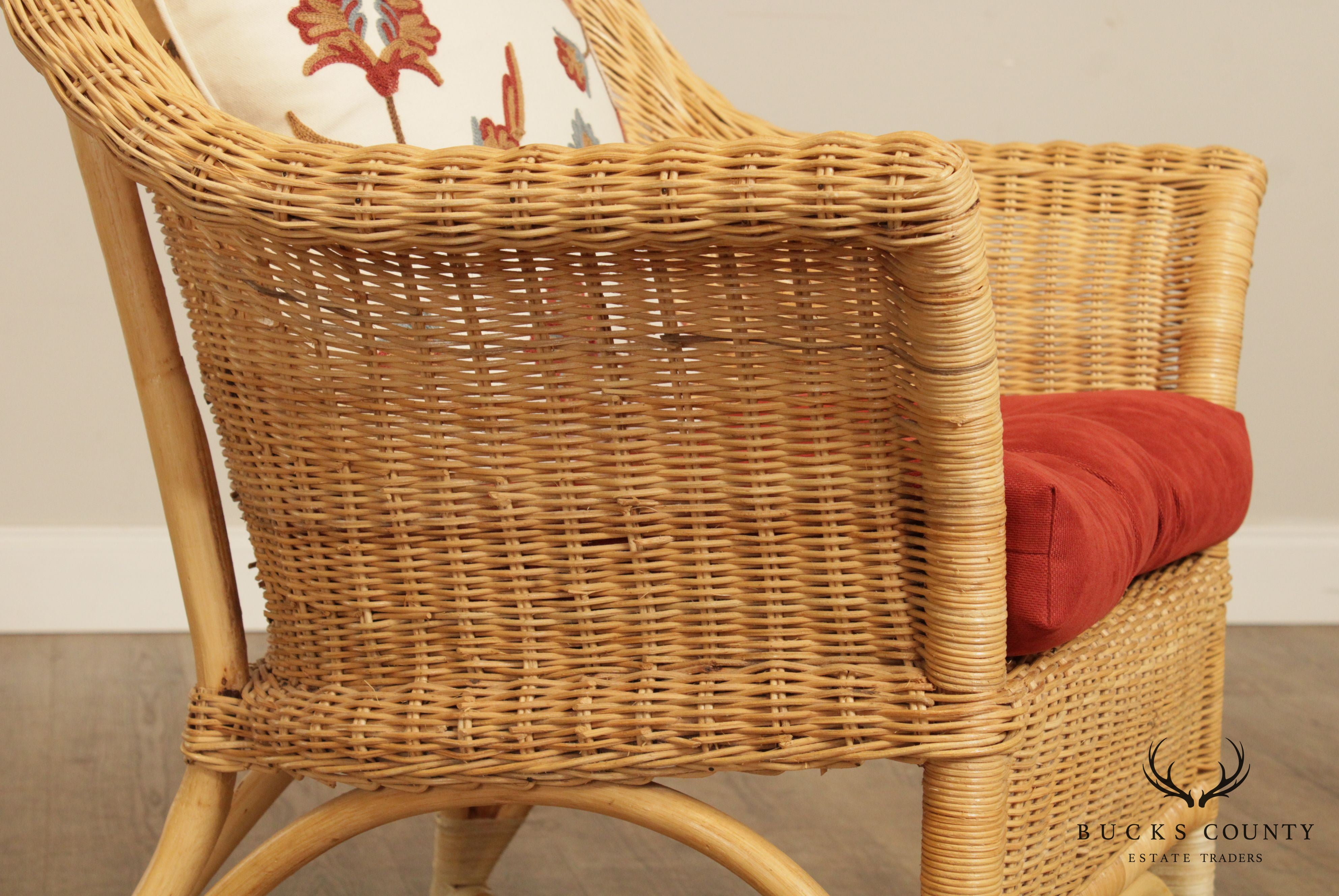 Quality Wicker Rattan Armchair