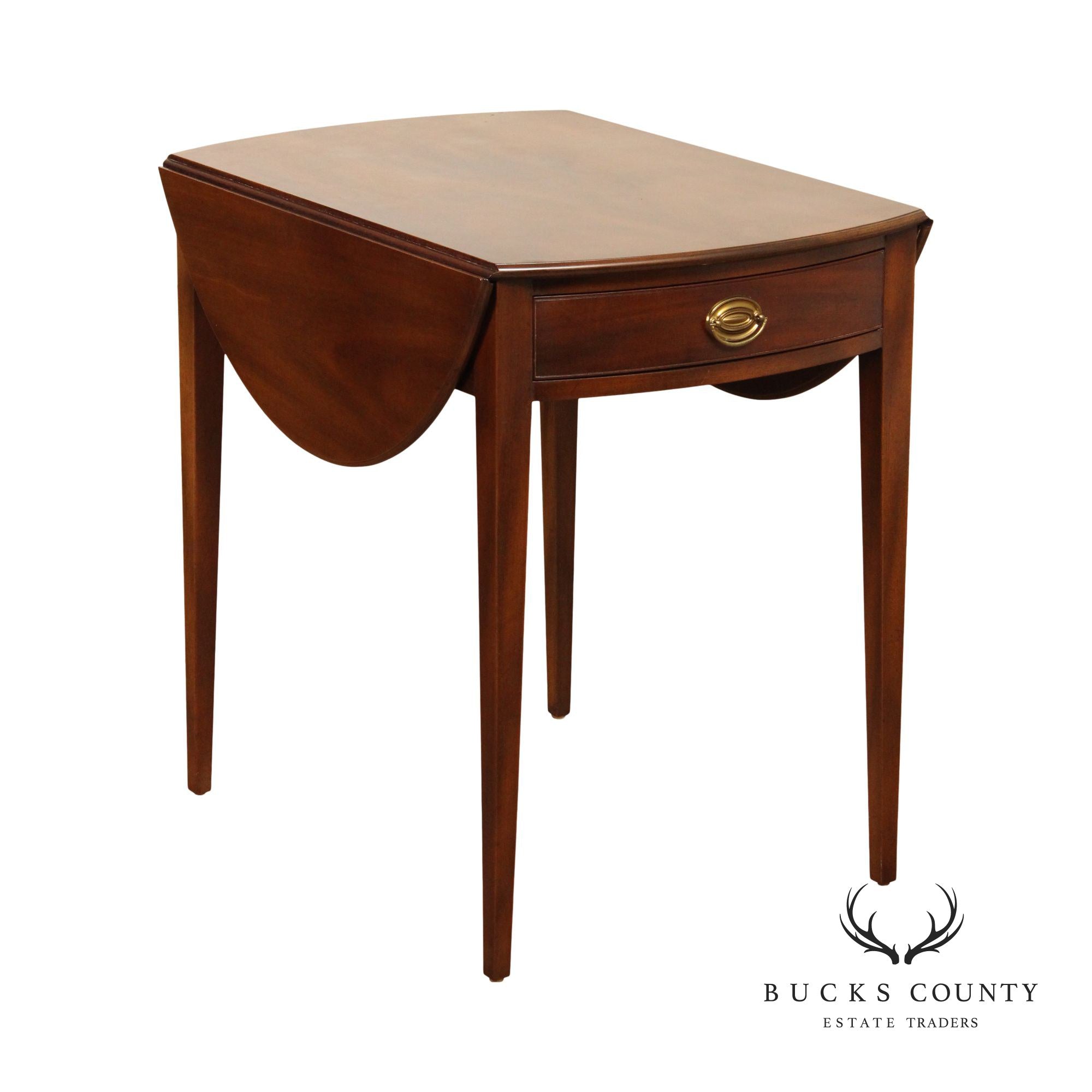 Kittinger Williamsburg Adaptation Mahogany Pembroke Side Table