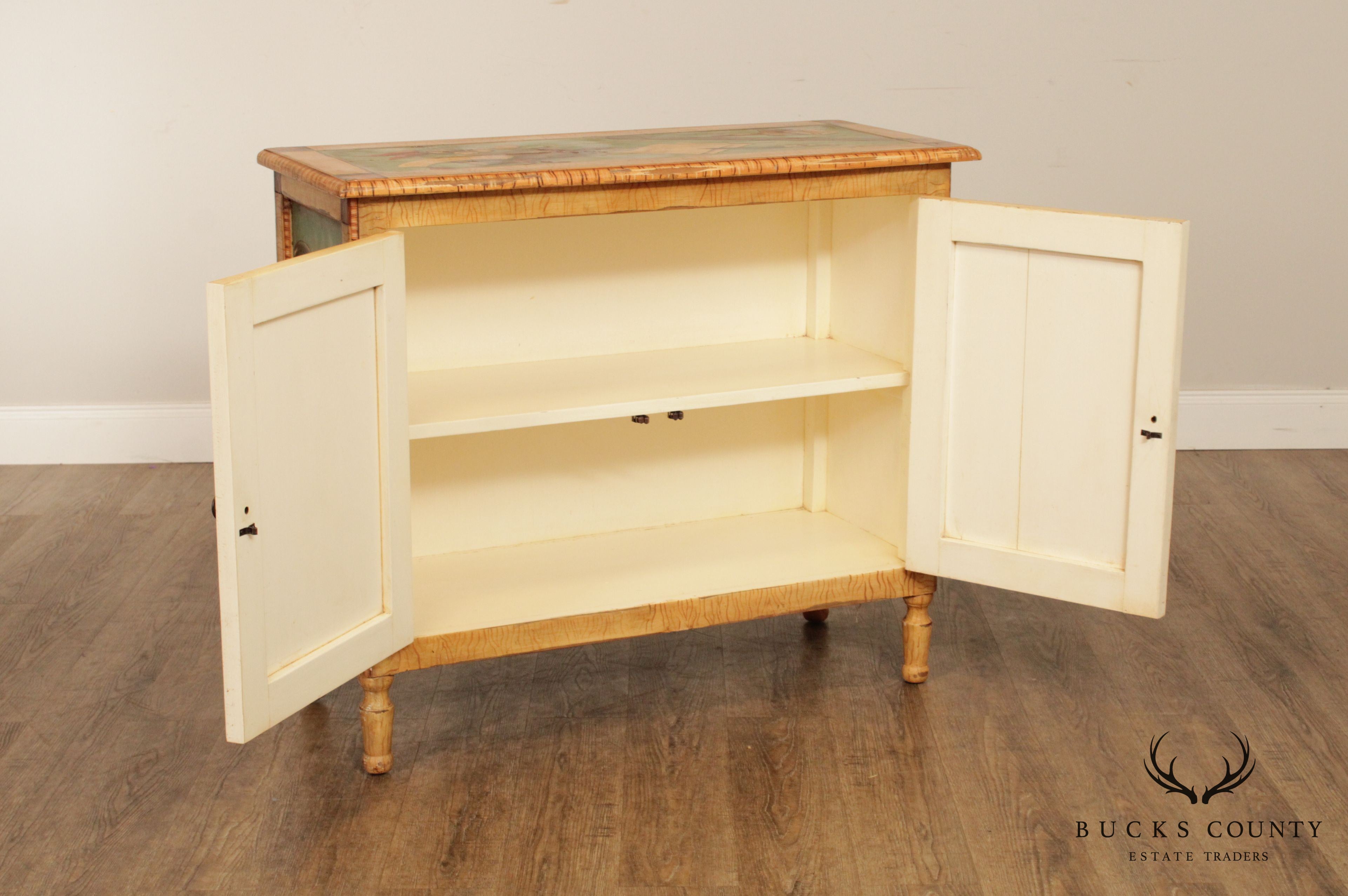 Country Style Hand Painted Cupboard