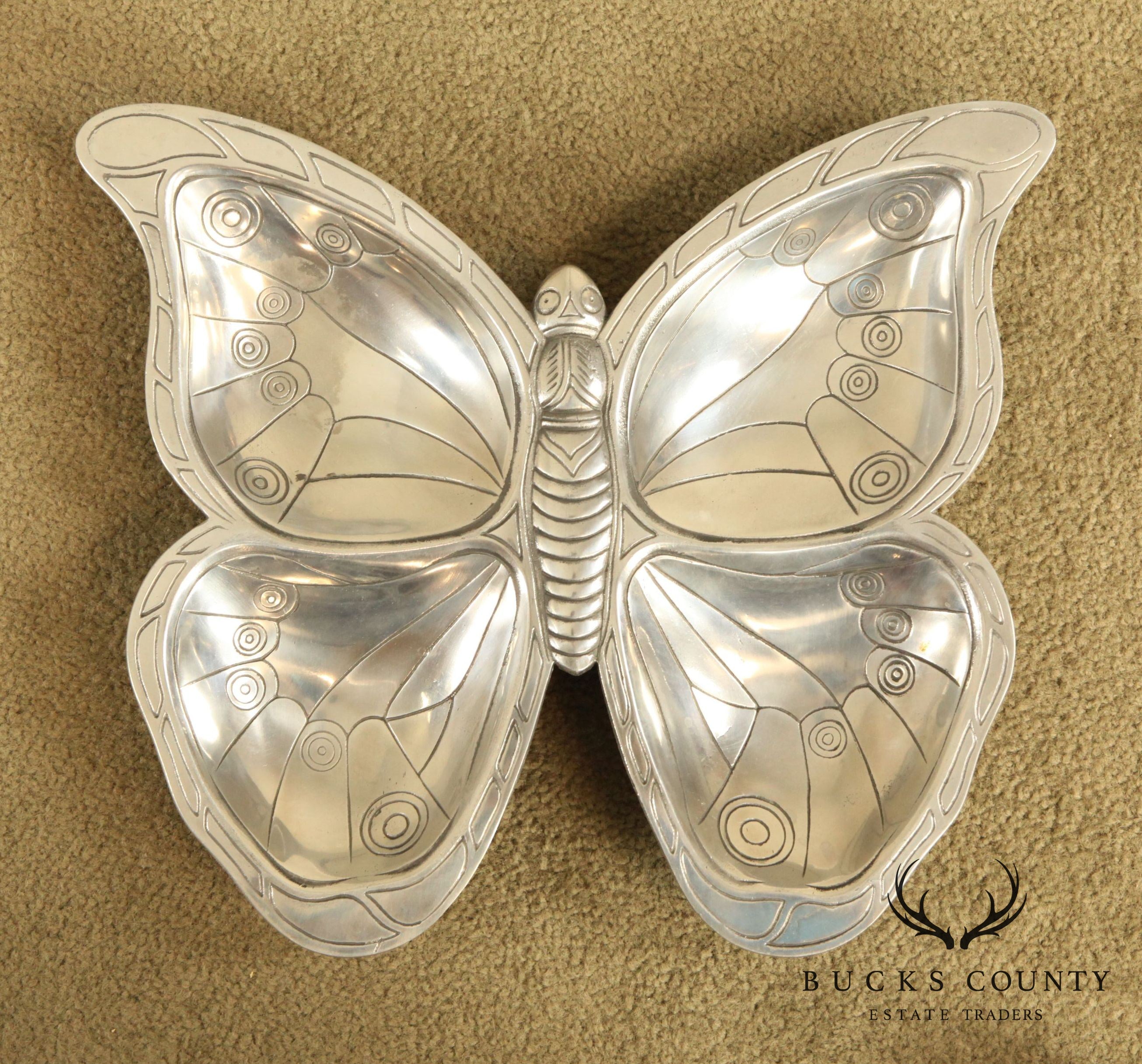 Arthur Court Vintage 1980's Aluminum Serving Tray