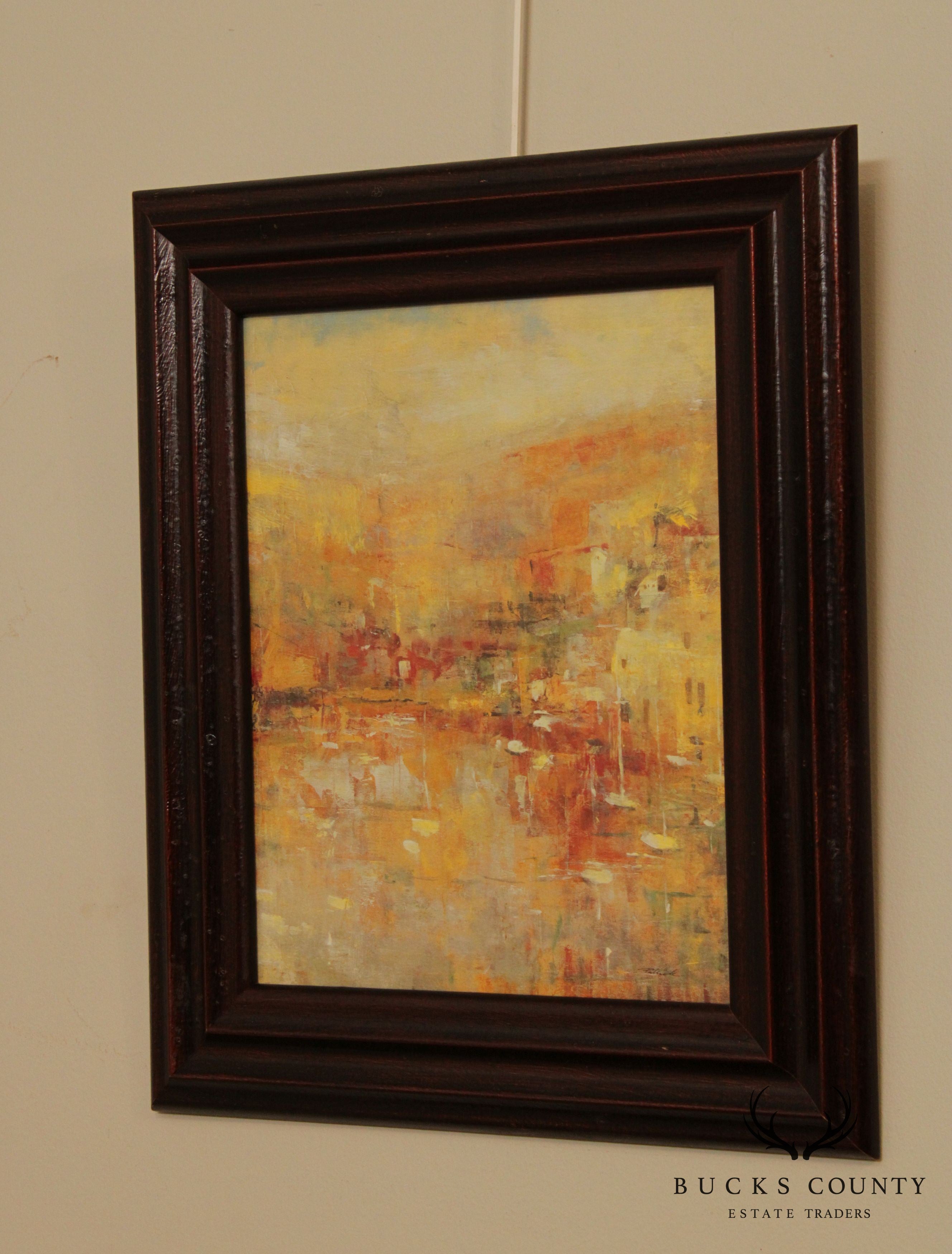 Abstract Giclee Print on Canvas