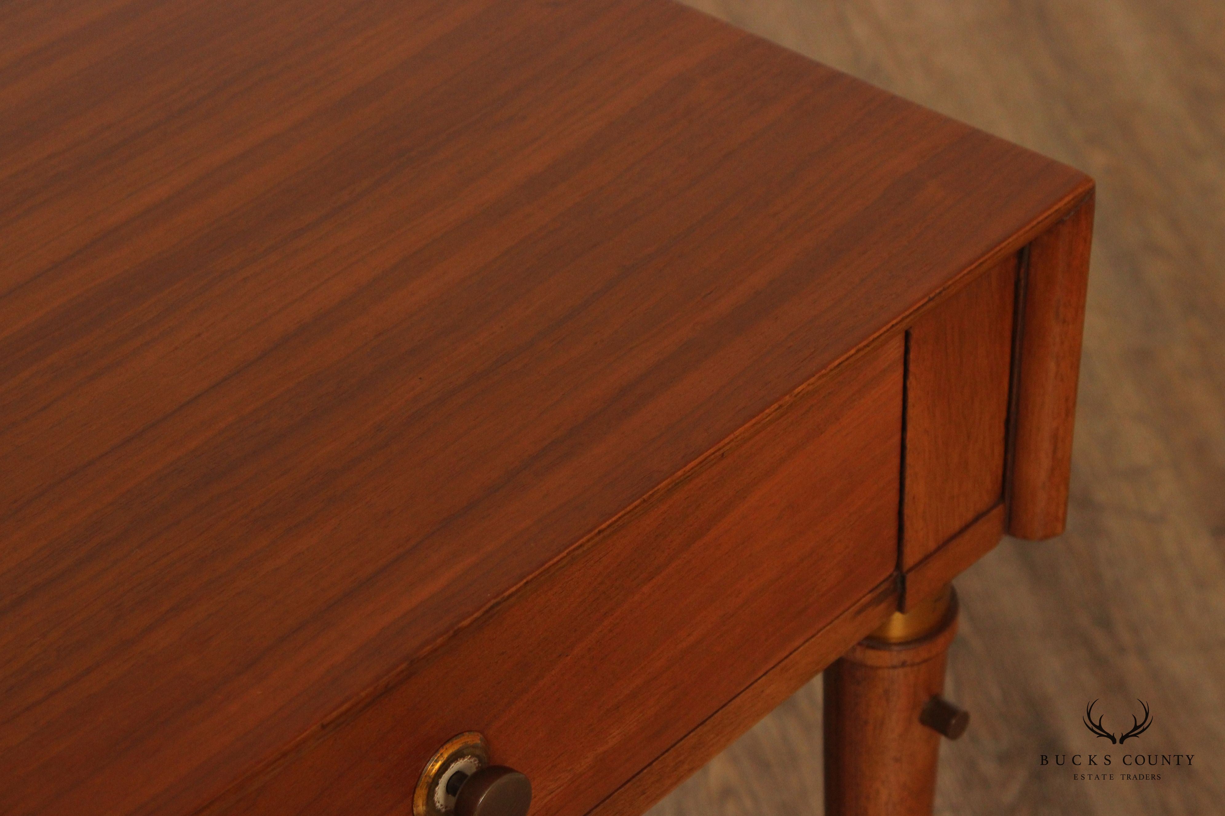 Mid Century Modern Walnut Writing Desk