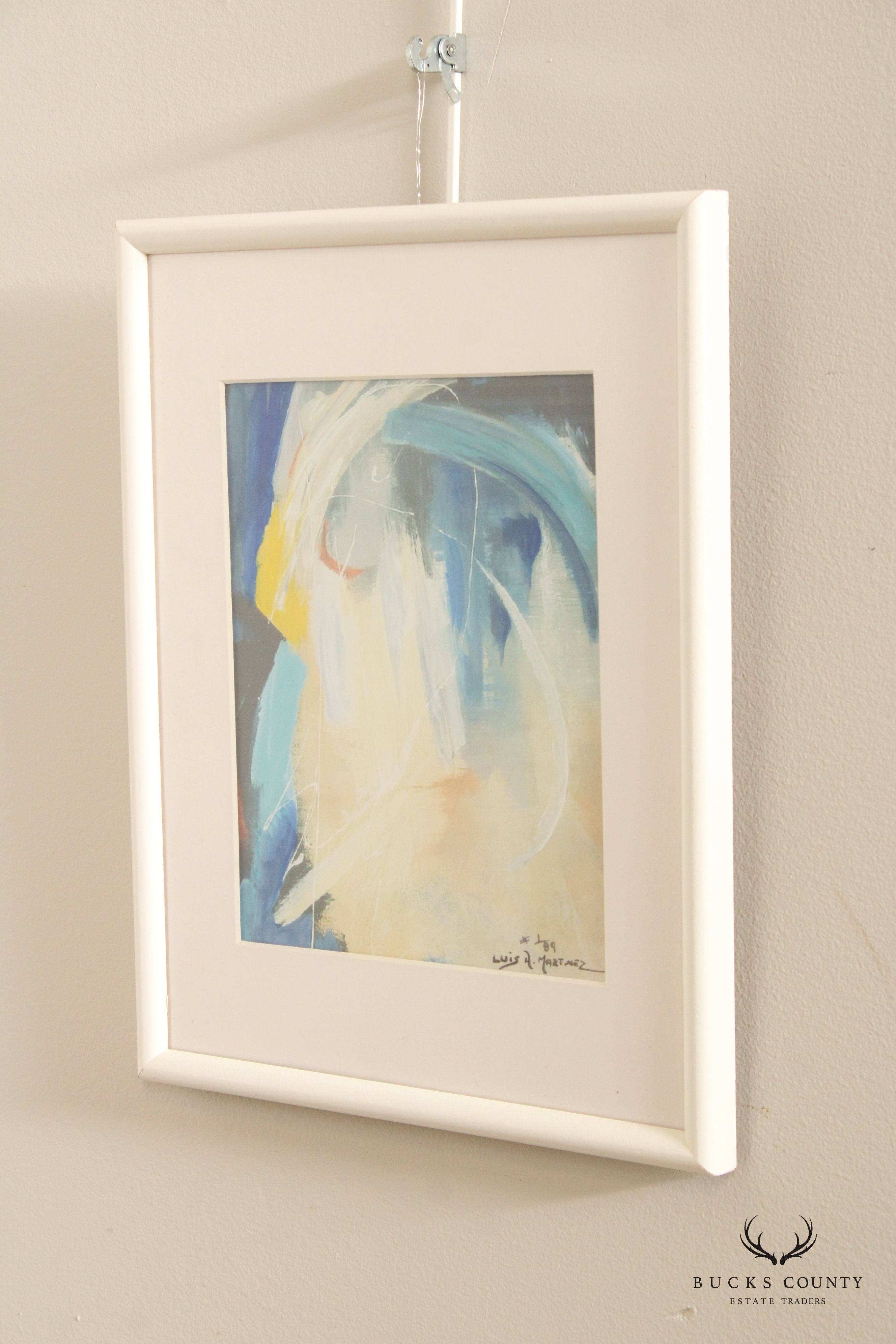Luis Martinez Contemporary Abstract Framed Print