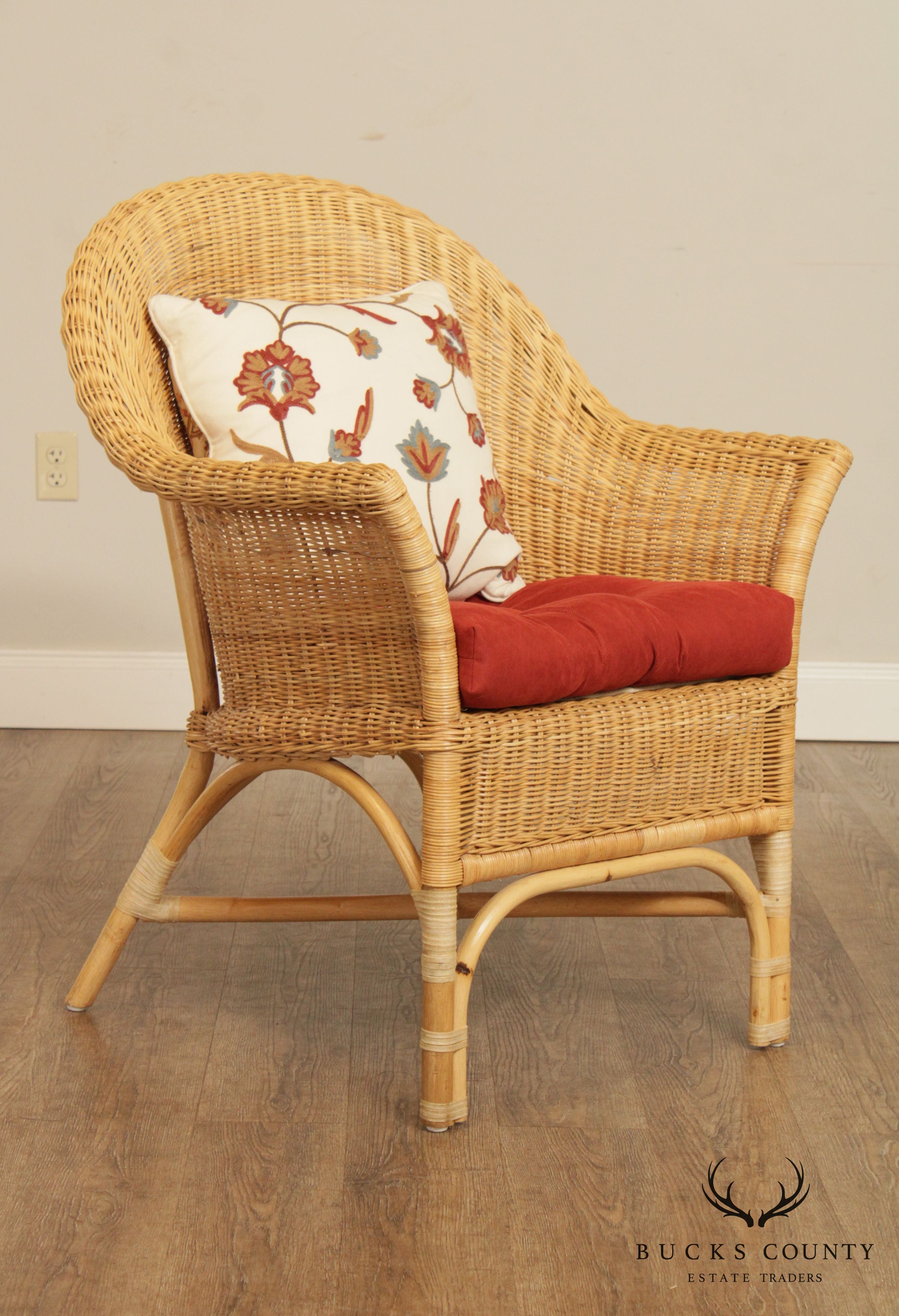 Quality Wicker Rattan Armchair