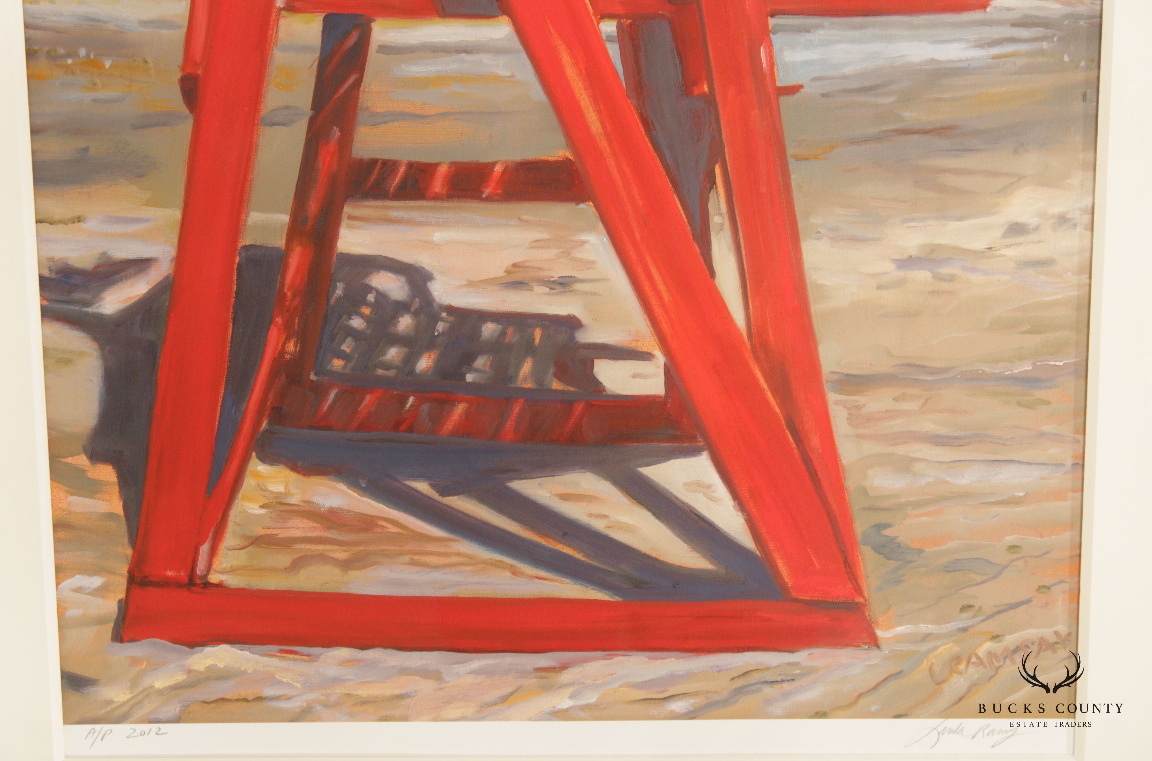 Linda Ramsay 'Guard Stand' Original Artist's Proof Print