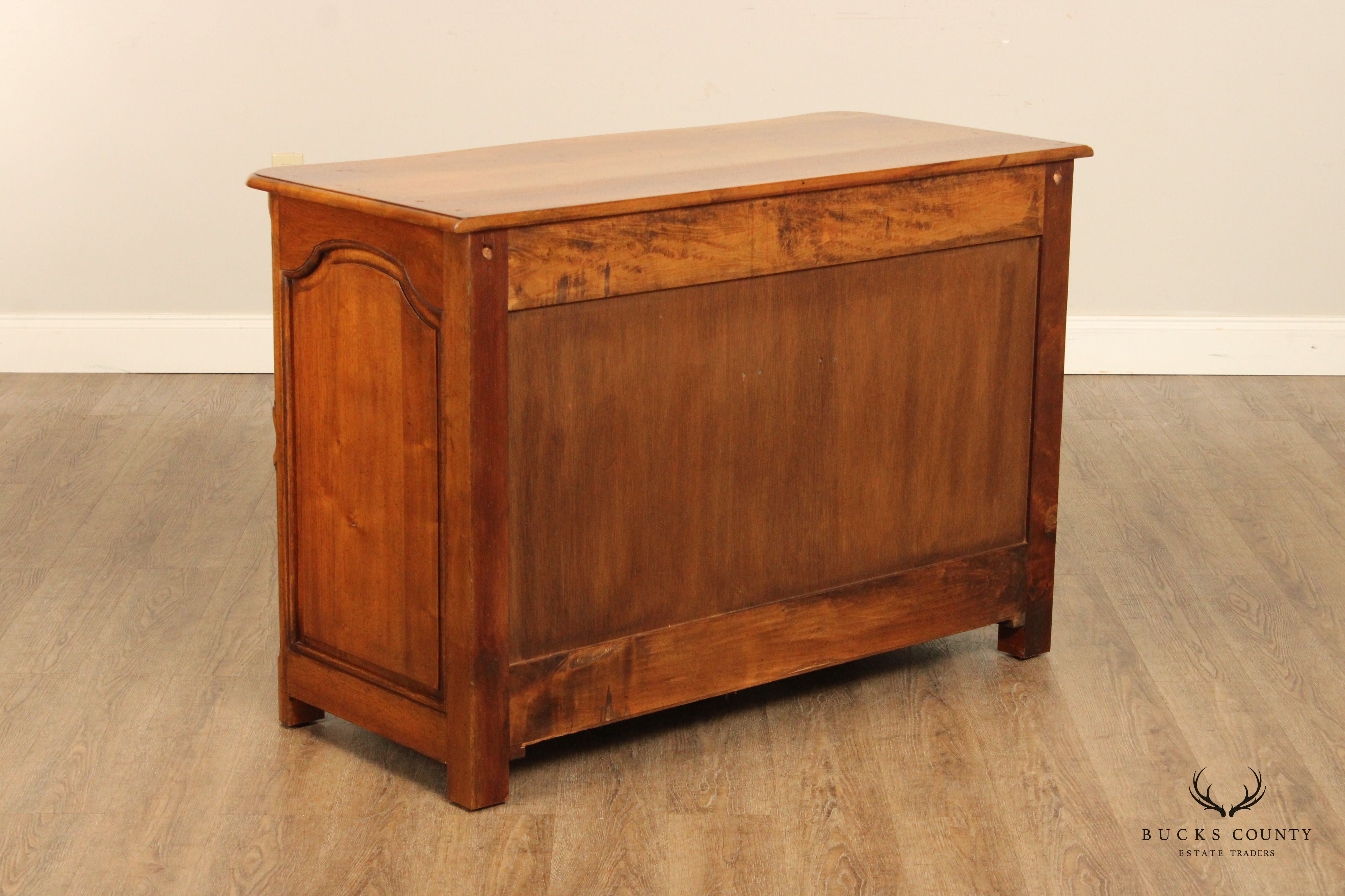 Don Ruseau Custom French Style Pair of Walnut Chests of Drawers