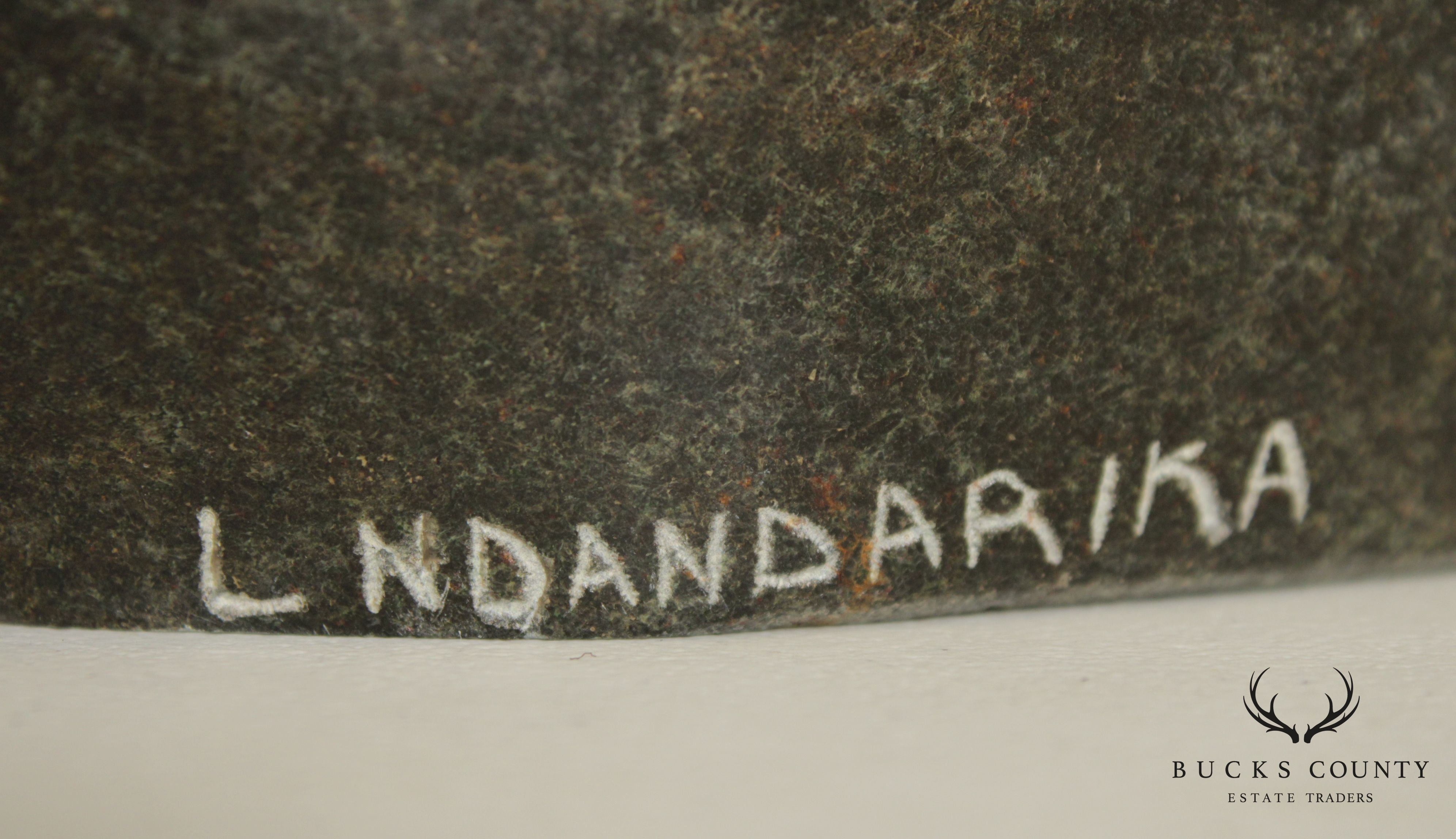Locardia Ndandarika Modern Bust Shona Stone Sculpture