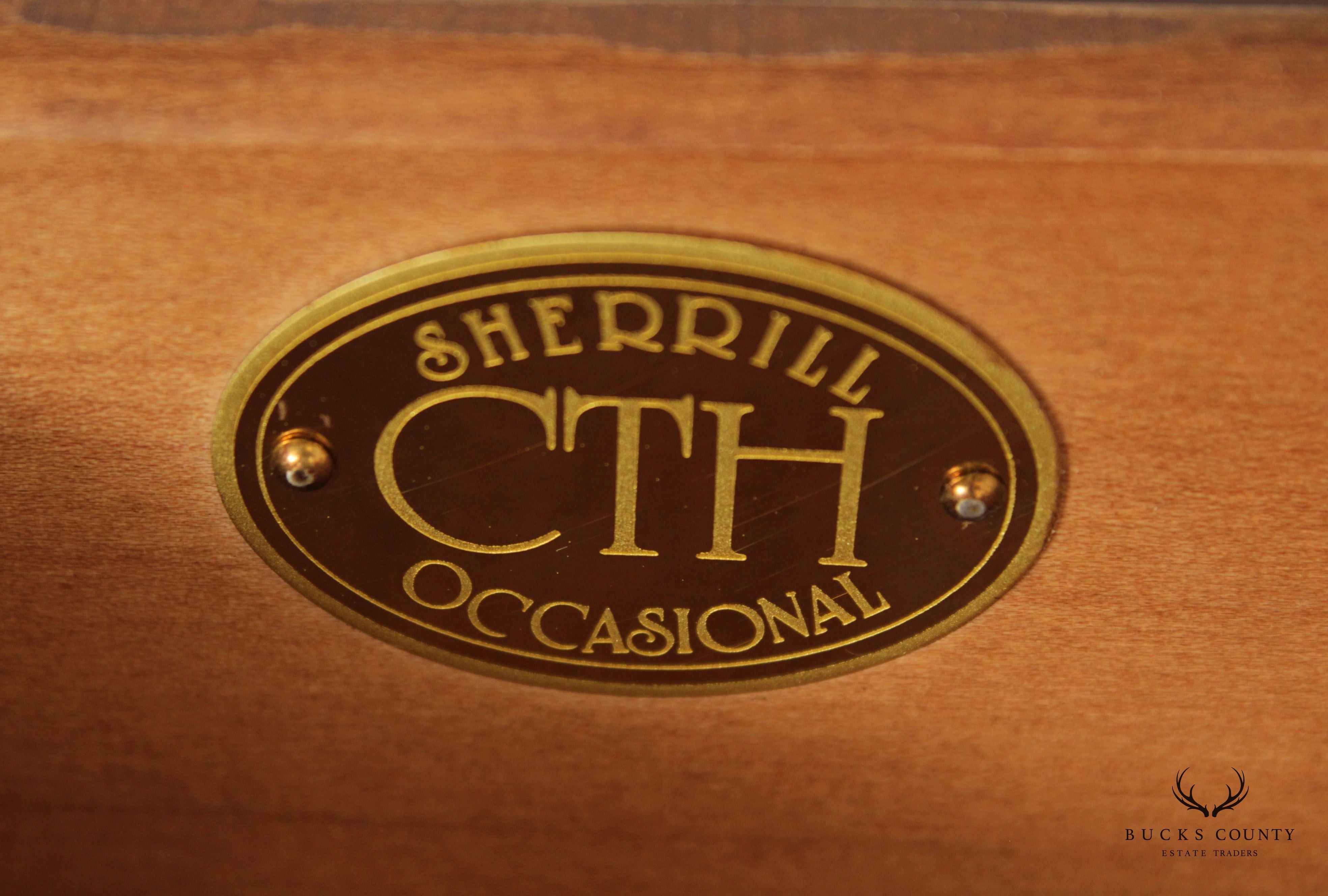 CTH Sherrill Occasional French Style Three Drawer Side Table