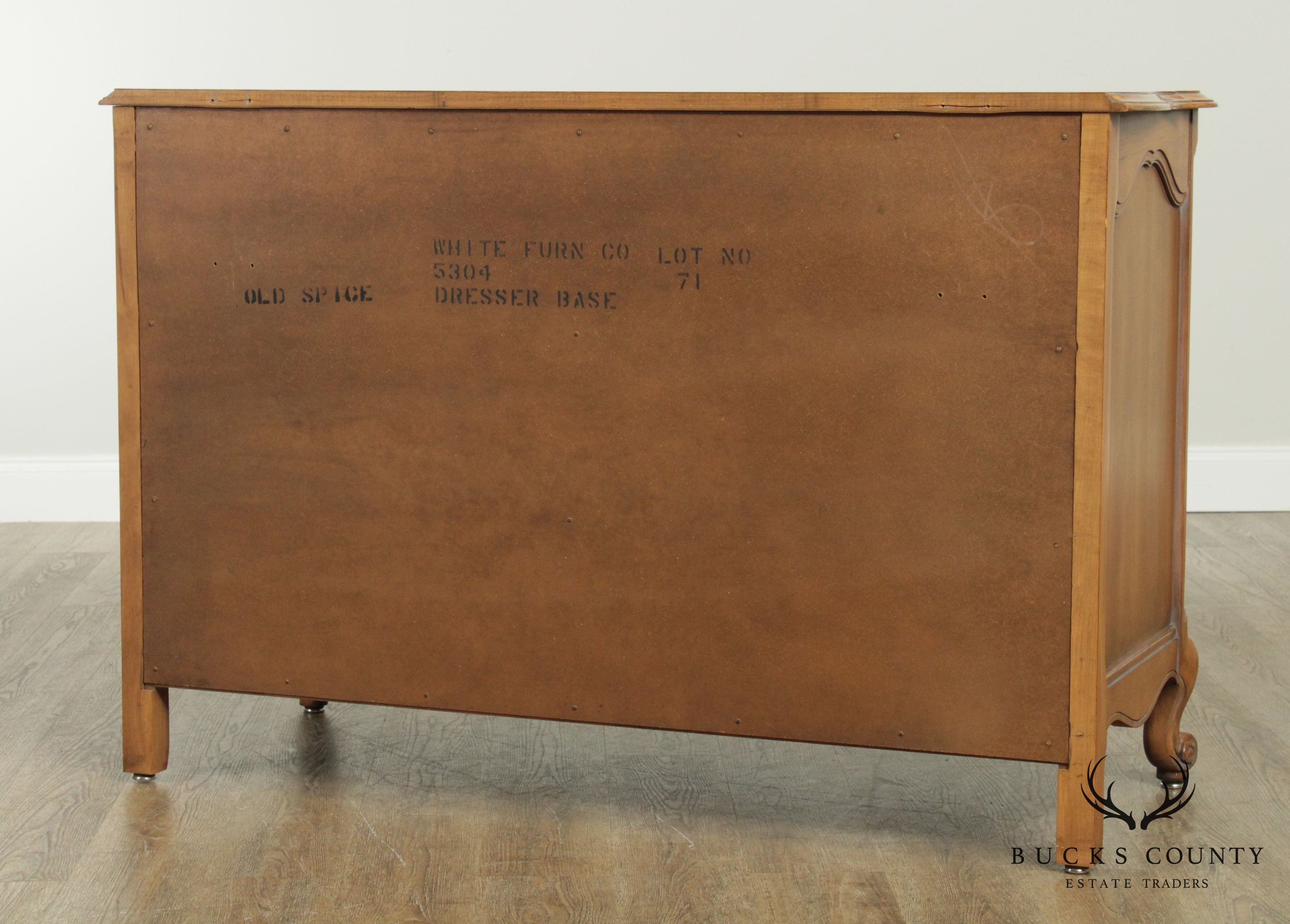 White Furniture Co. Vintage French Louis XV Style Dresser