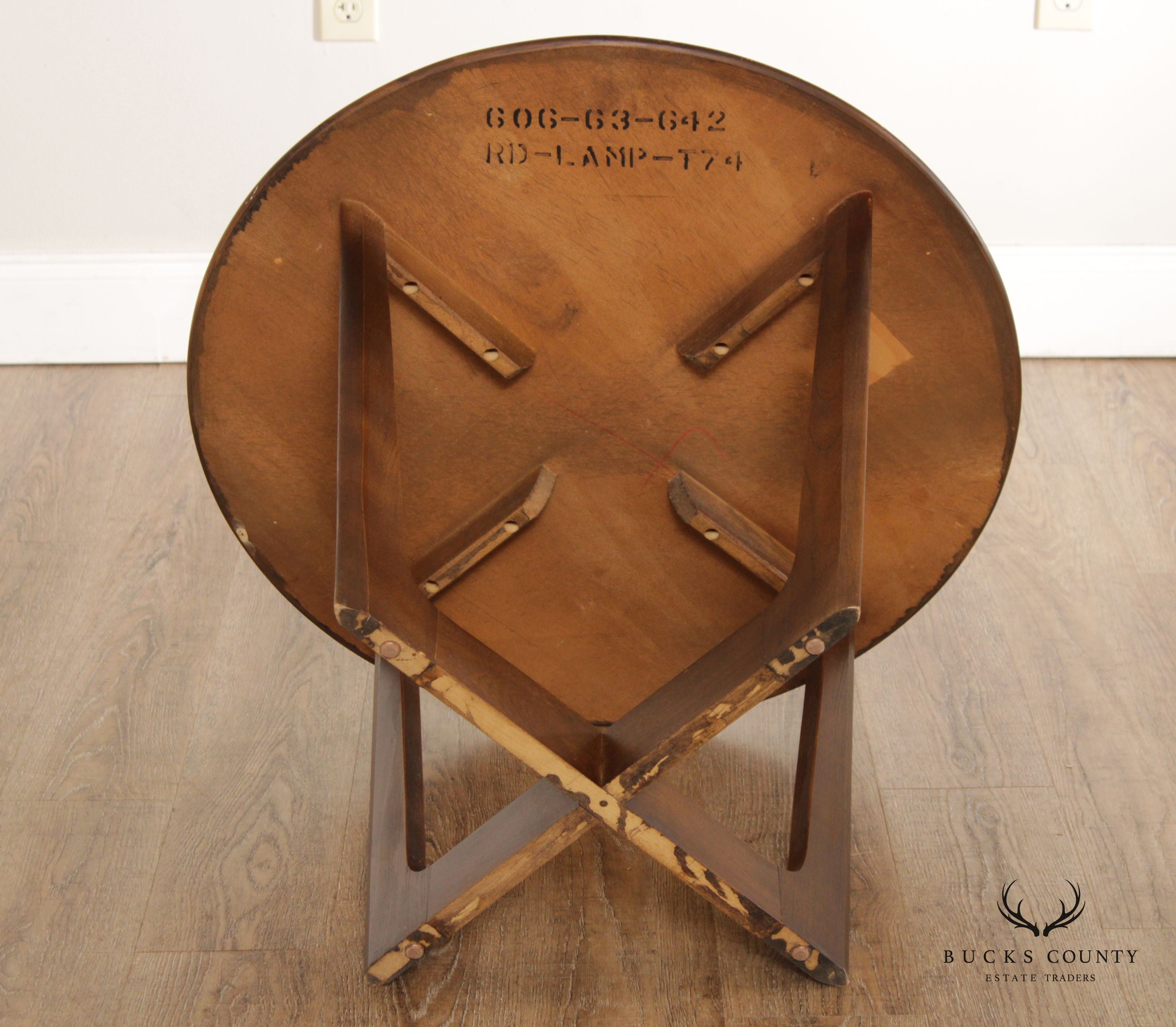 Mid Century Modern Round Side Table