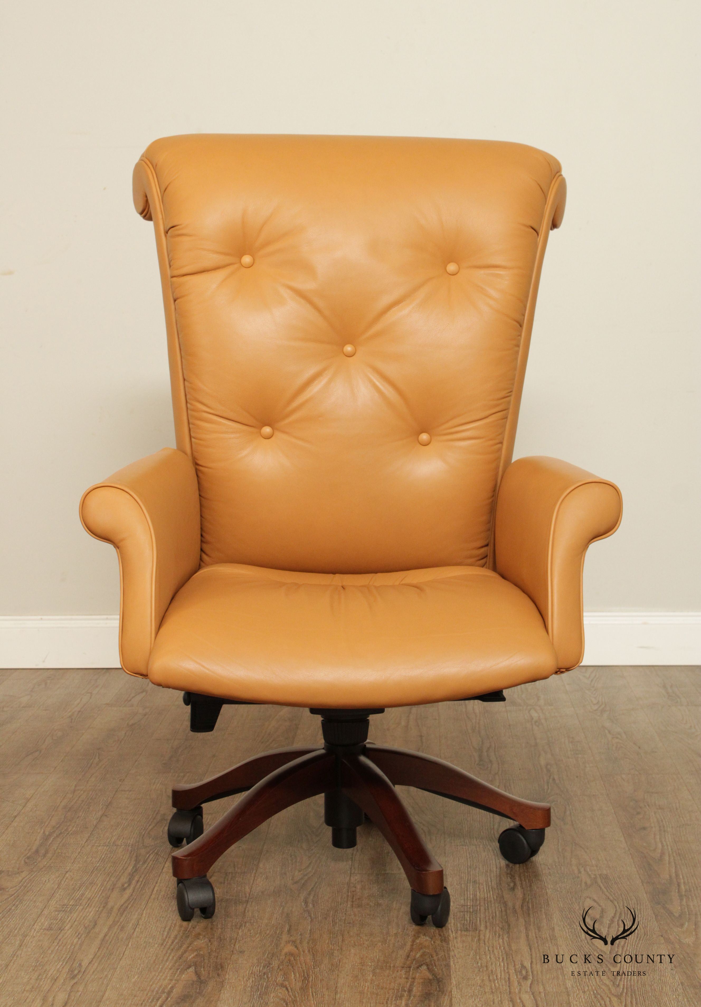 Leathercraft Tufted Leather Executive Office Armchair (E)