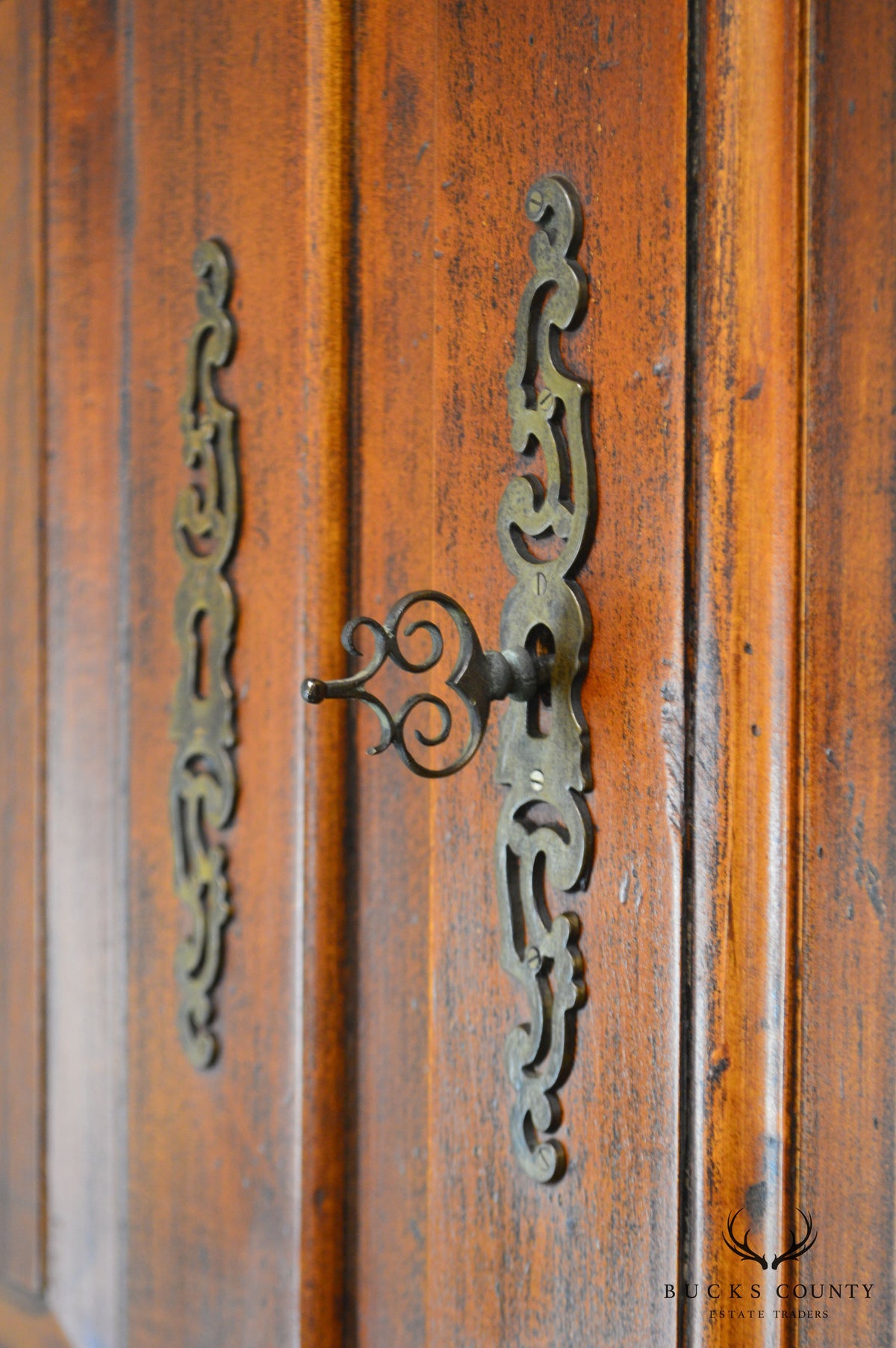 Italian Walnut Large Stepback Cupboard