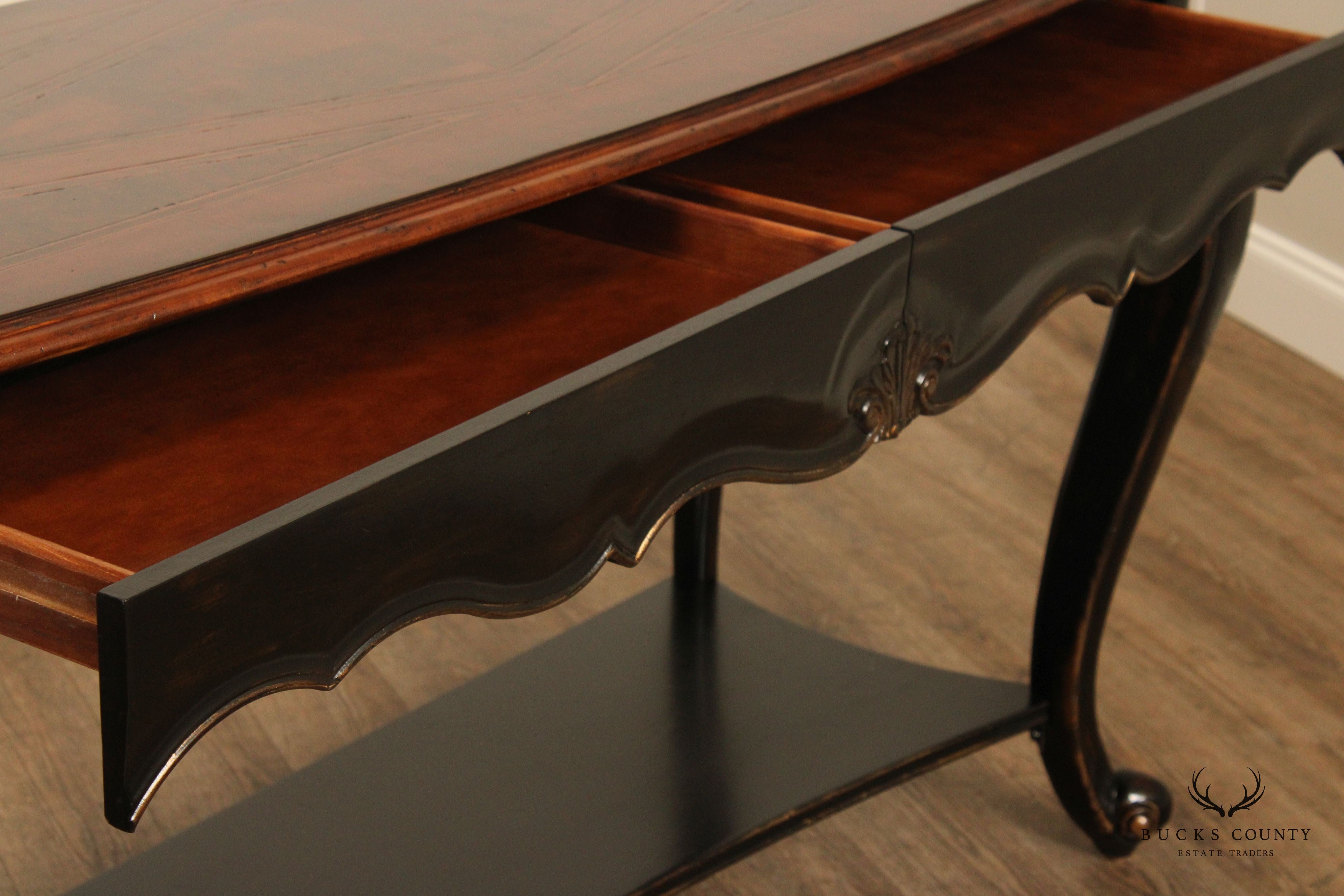 Hooker Furniture 'Grandover' Ebonized Console Table