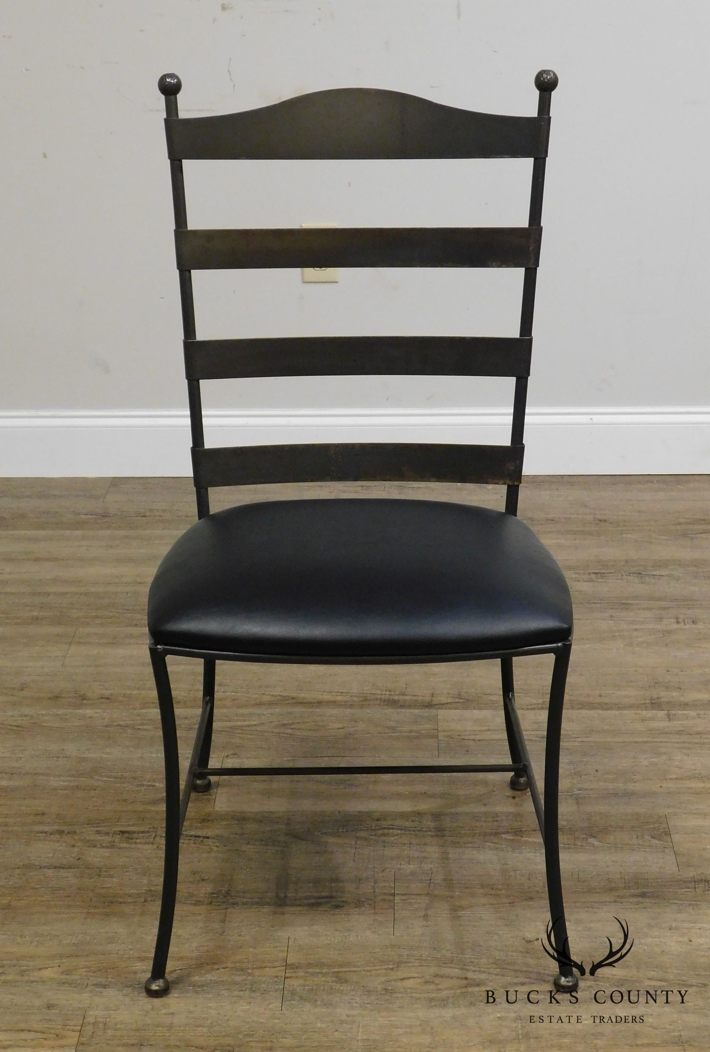 Charleston Forge Iron Ladderback Side Chair