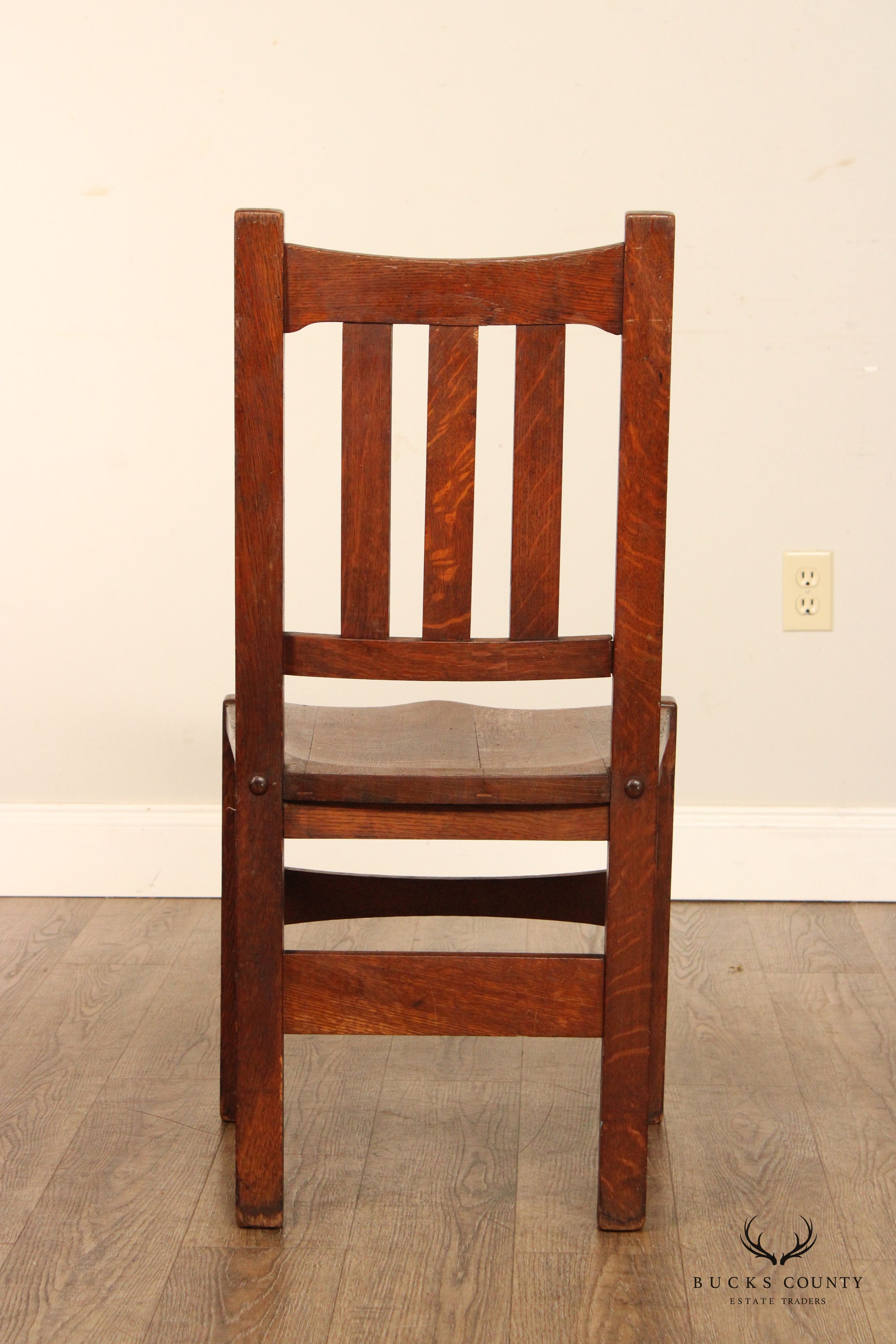 Stickley Brothers Quaint Furniture Mission Oak Side Chair