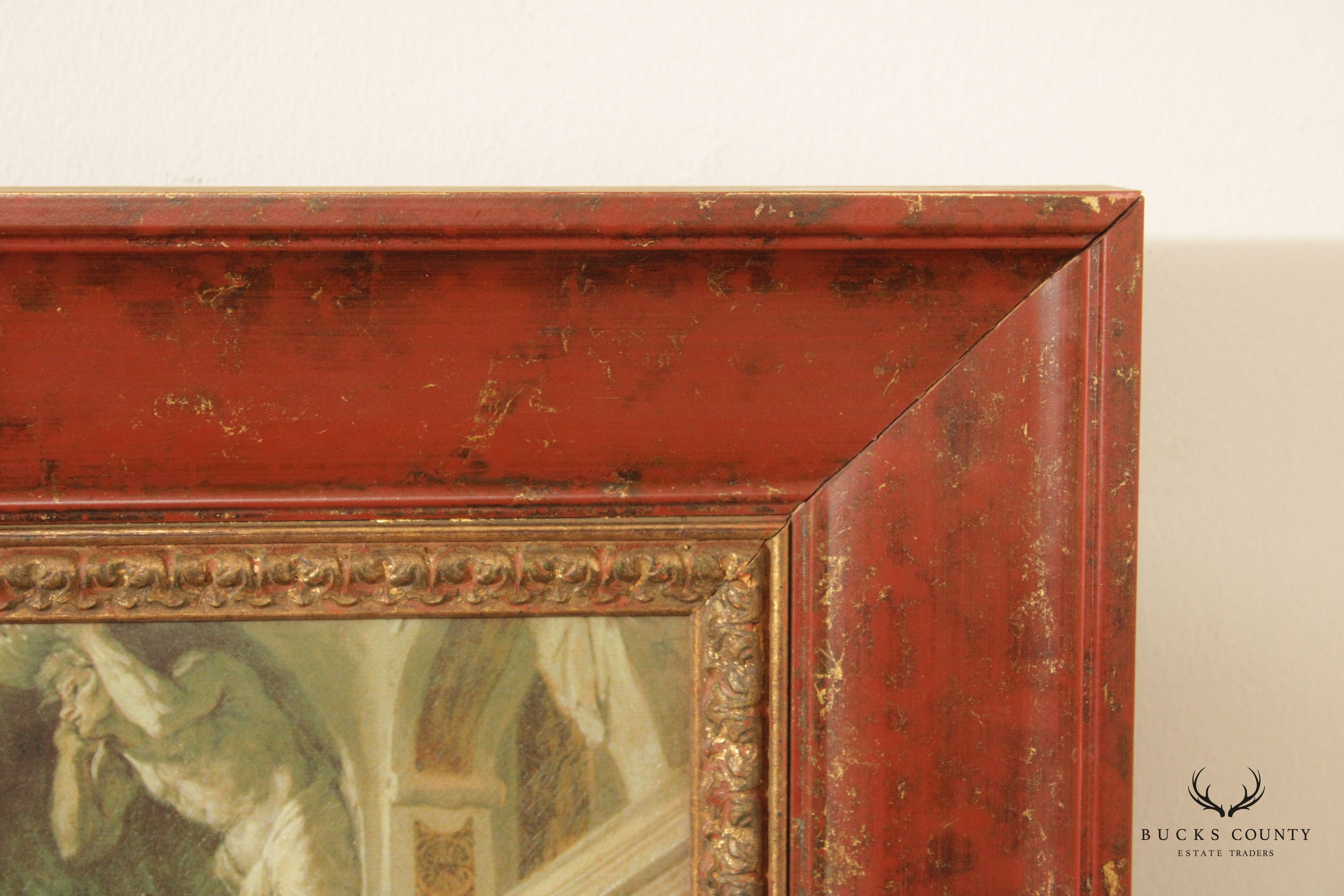 Italian 'Interior of Picture Gallery' Art Print, After Giovanni Paolo Panini