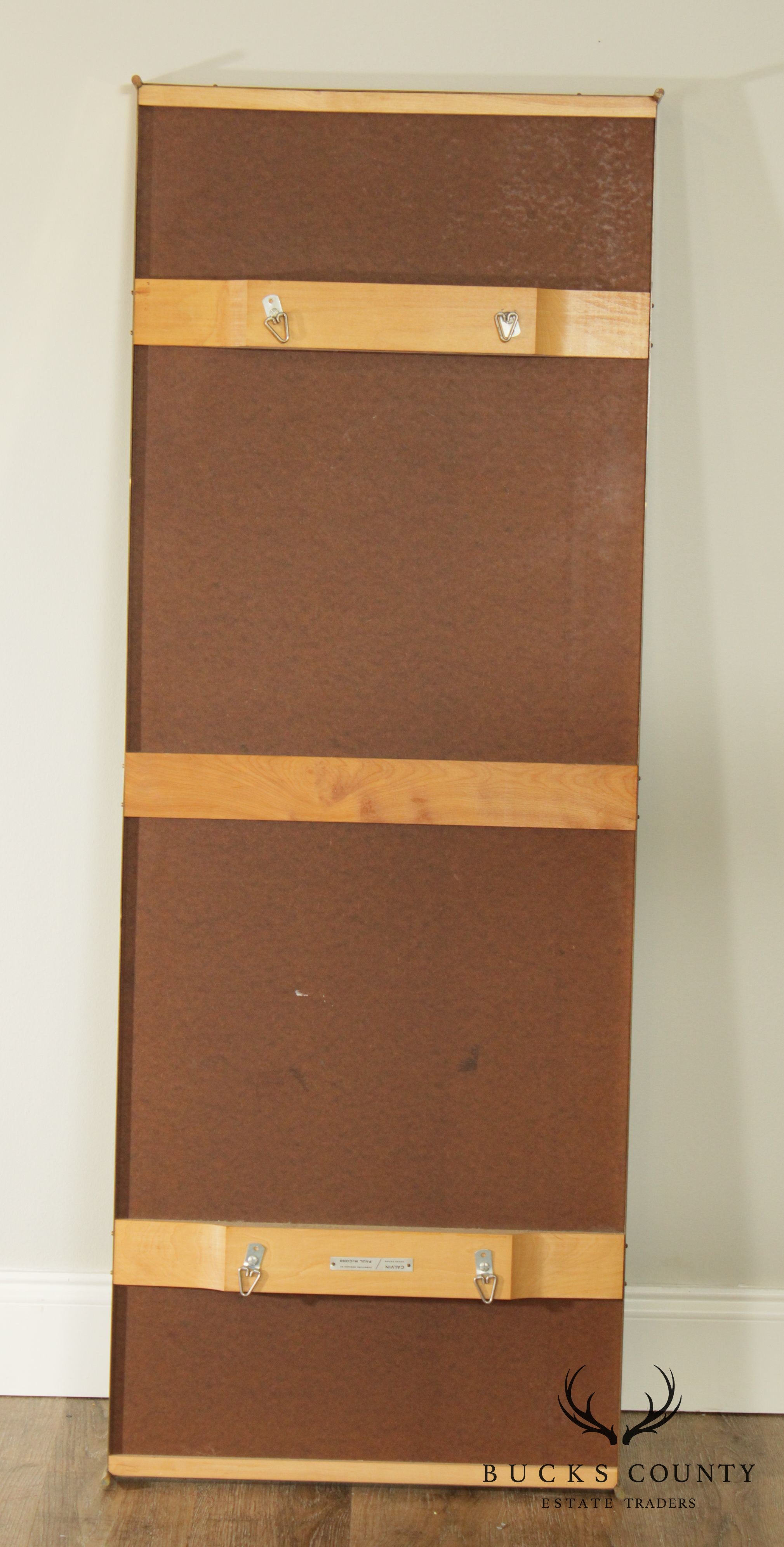 Paul McCobb Mid Century Modern Brass X Mirror