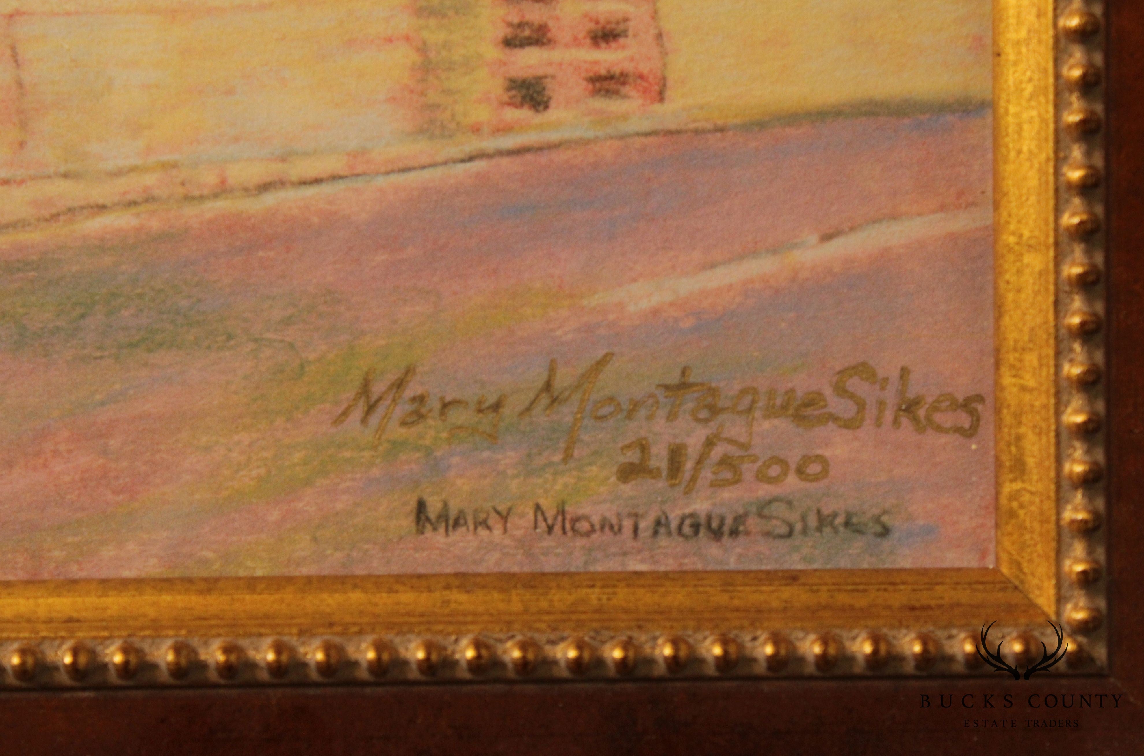 Mary Montague Sikes Hotel Du Pont Custom Framed Giclee Art Print