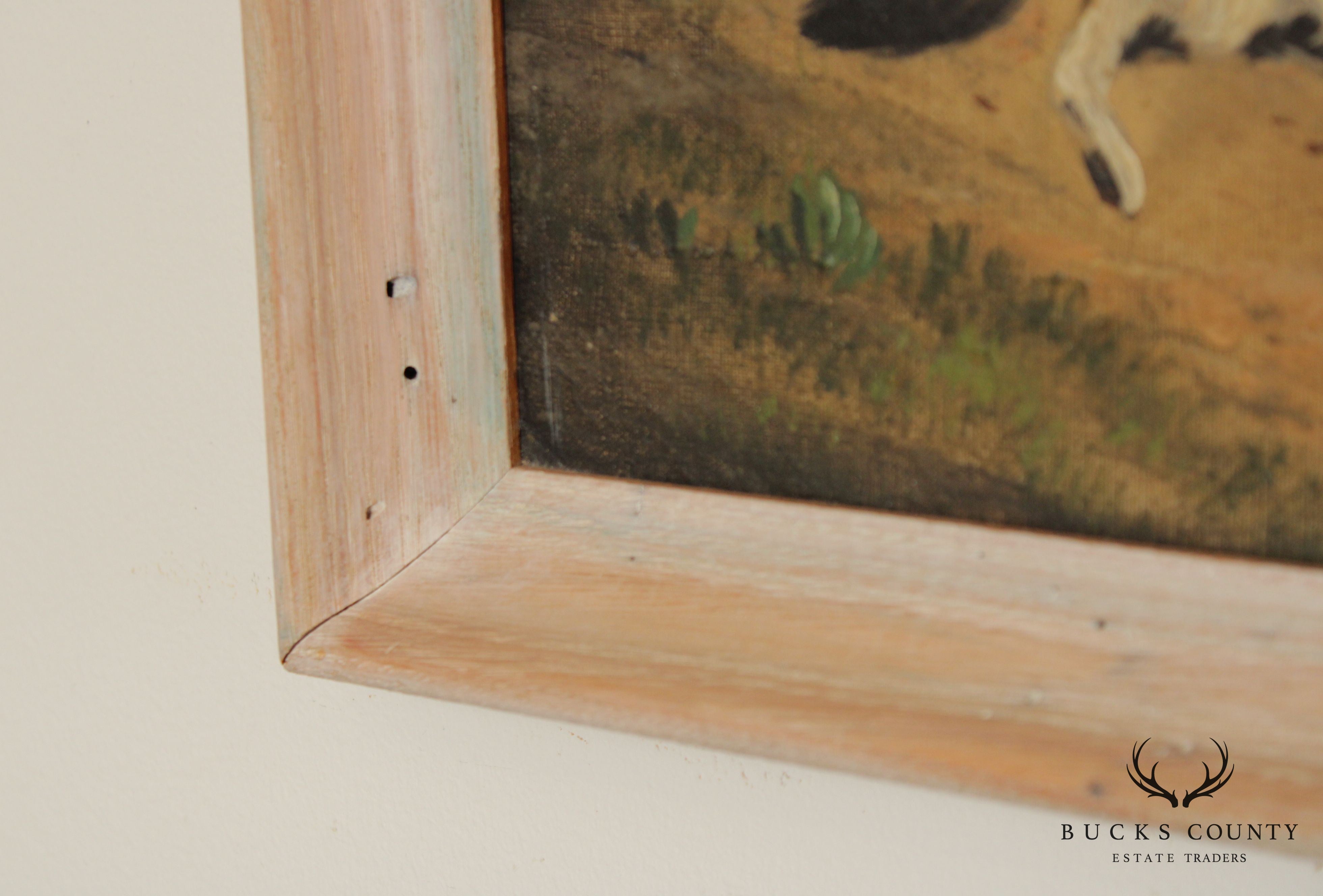 Early 20th C. Native American Oil Painting