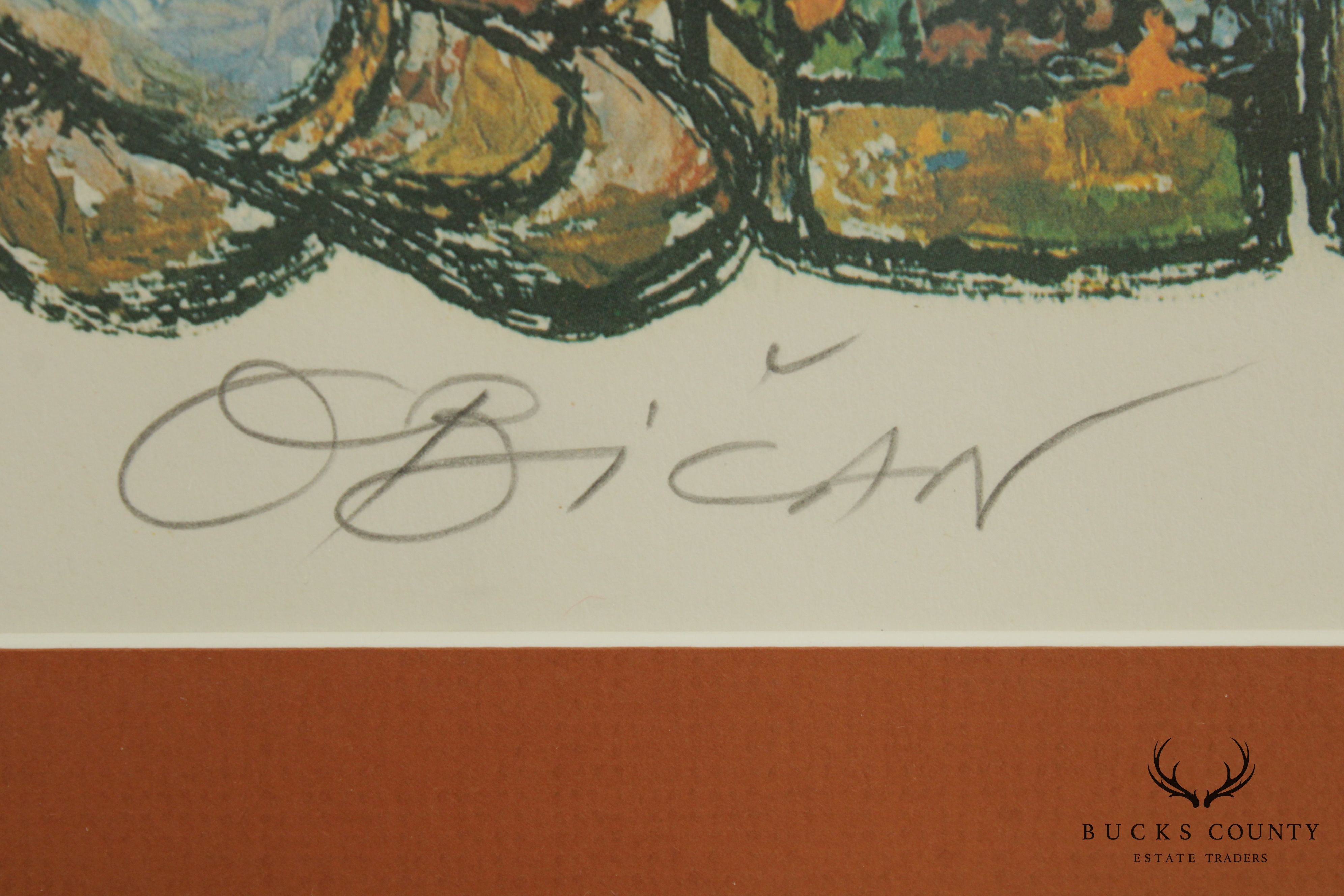 Jovan Obican Framed Lithograph Art Print