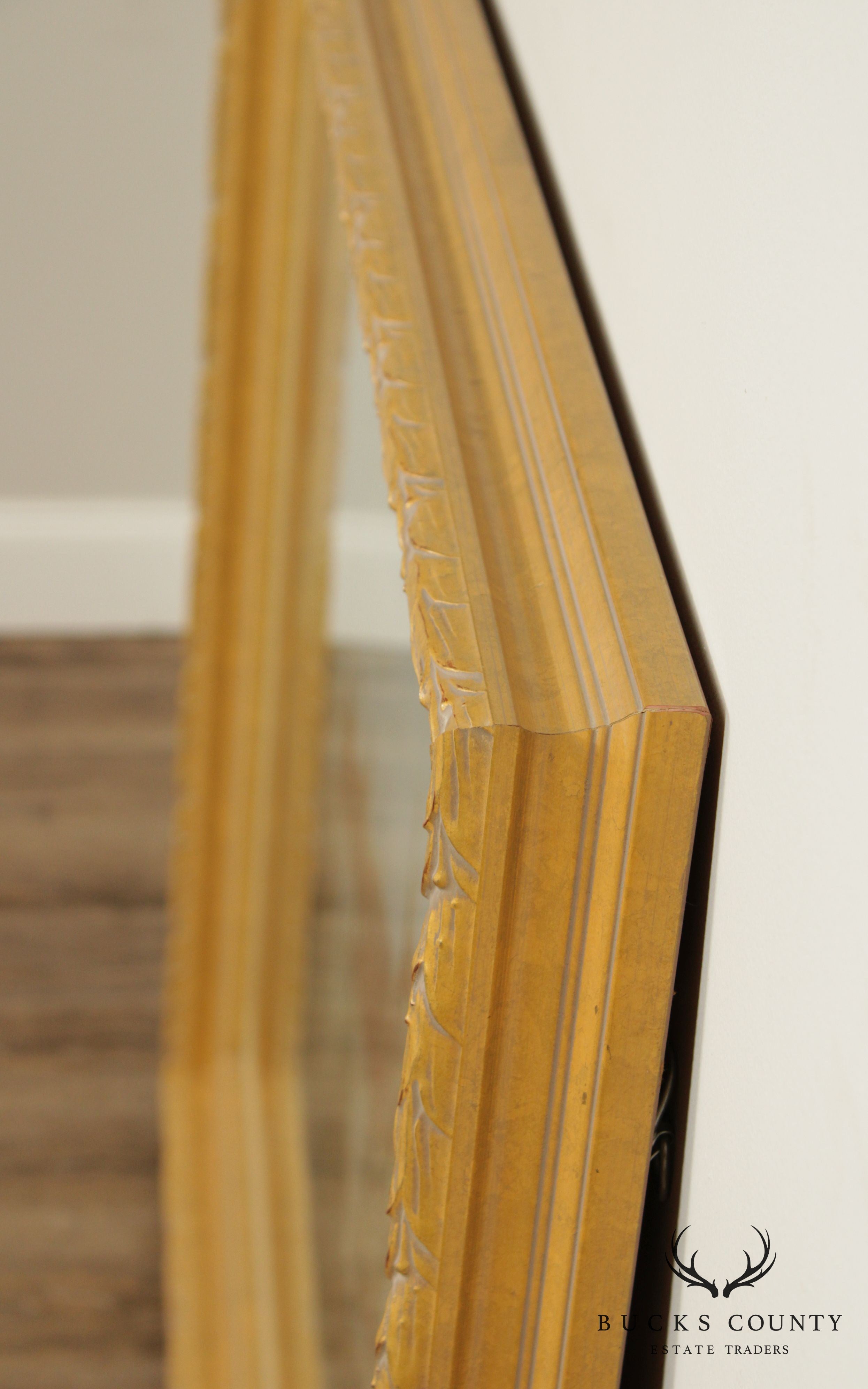 Michael Longo 'Across the Canal' Large Gilt Frame Impressionist Fine Art Print